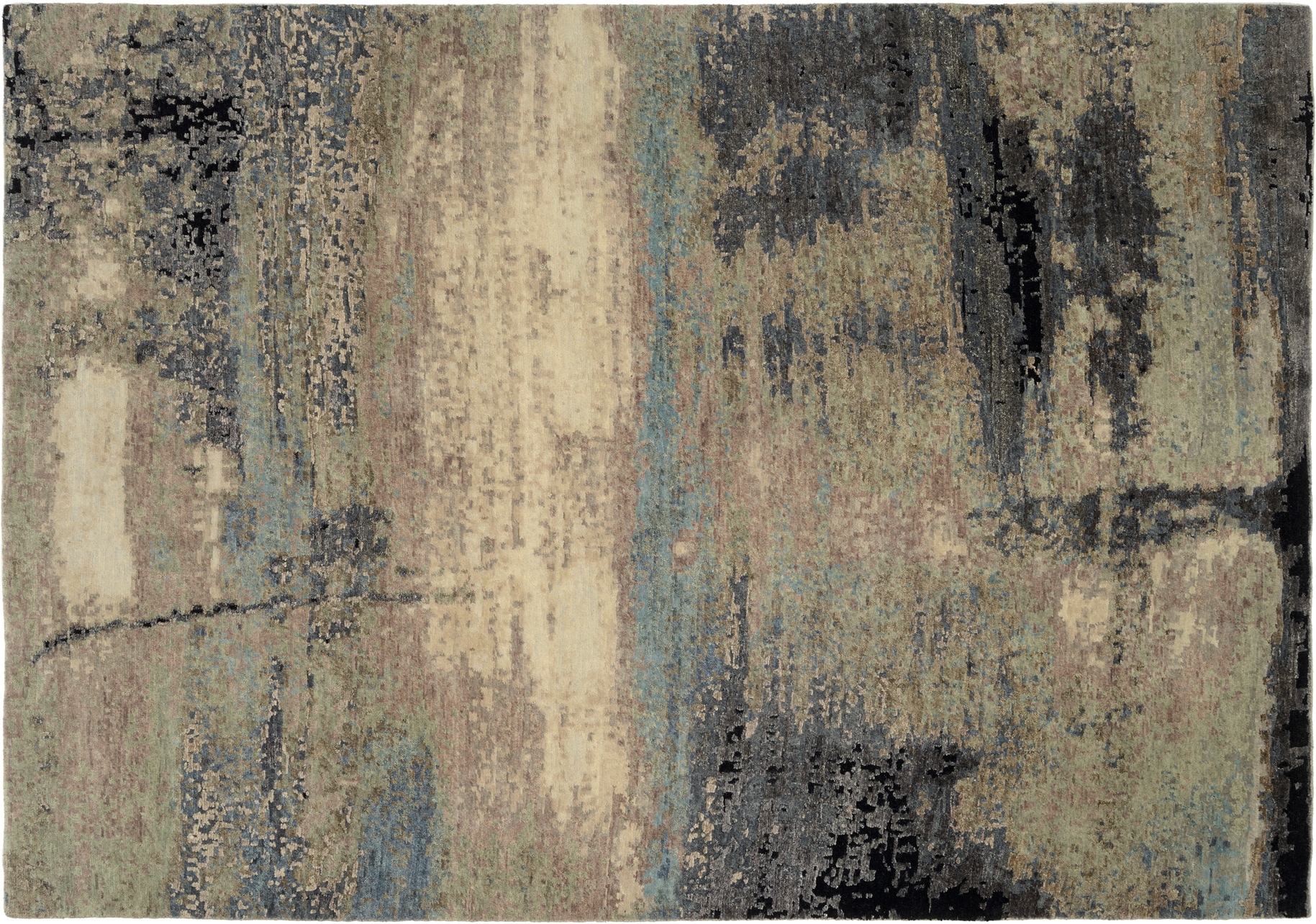 OCI DIE TEPPICHMARKE Teppich »PHENOM MARBELLA« rechteckig 10 mm Höhe handgeknüpfter Designer Teppich Naturfaser Kurzflor