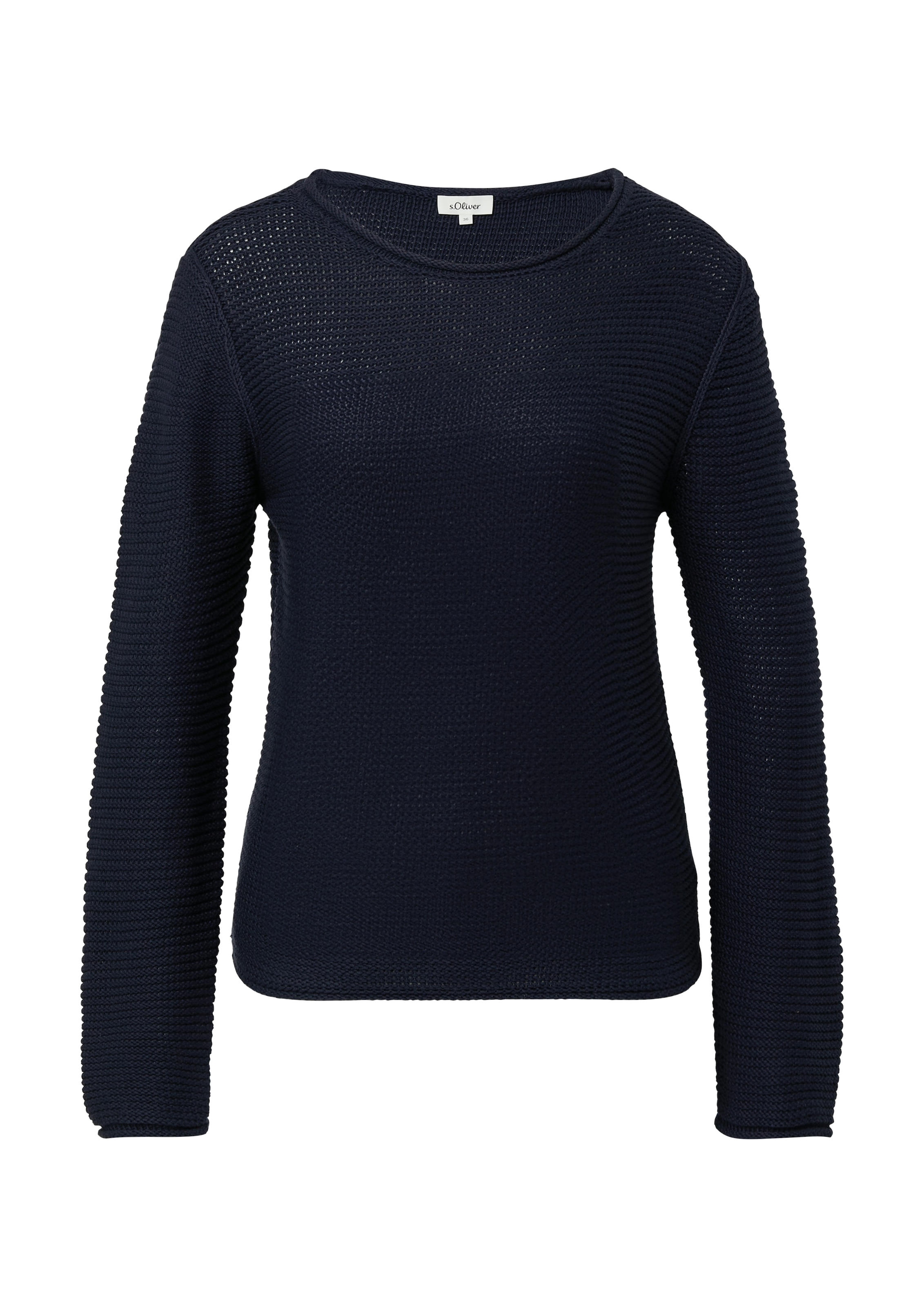 s.Oliver Pull en tricot mit Rundhals