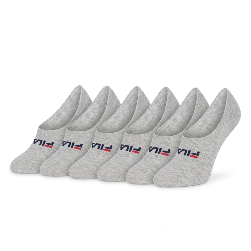 Image of Fila Füsslinge "UNISEX GHOST SOCKS" 6 Paar, mit Logo-Schriftzug, Silikonstreifen an der Ferse für besseren Halt