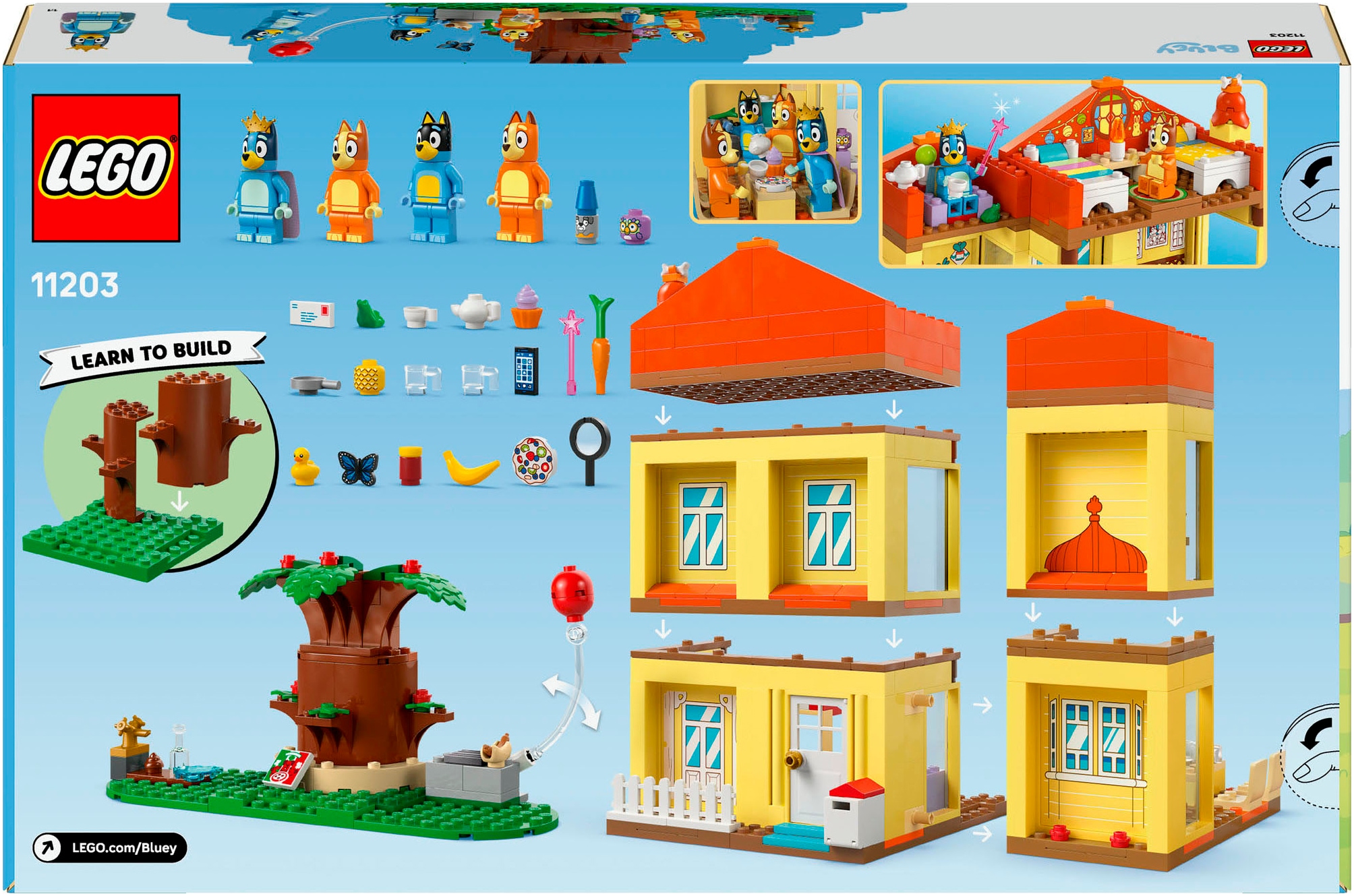 LEGO® Pions de construction »Blueys Haus (11203), LEGO Bluey« Made in Europe