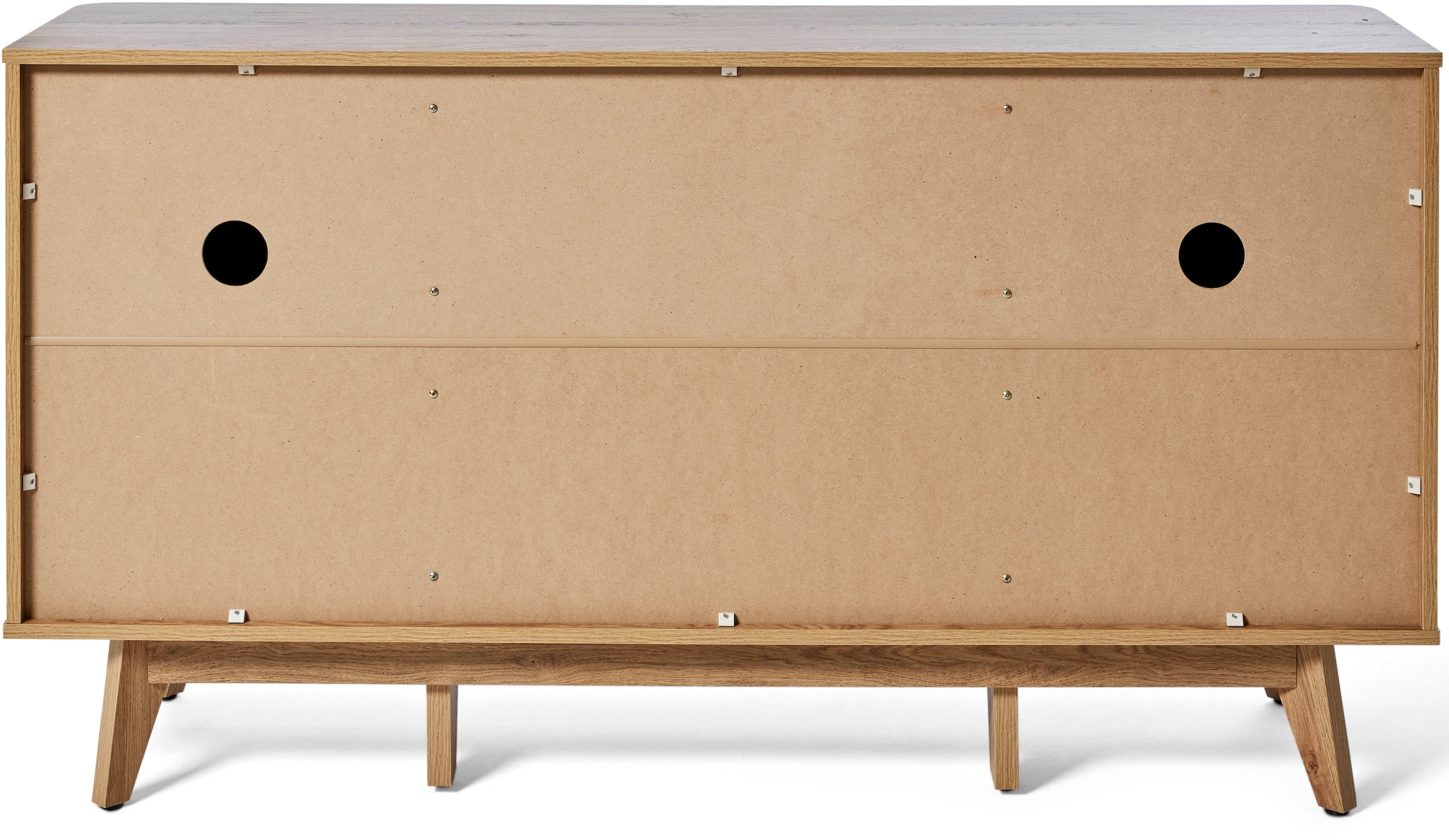 Jahnke Sideboard »WAVE SB 150« 1 Stk. tlg. Sideboard, Retro-Stil, Front in Wellendesign, Breite ca. 150 cm