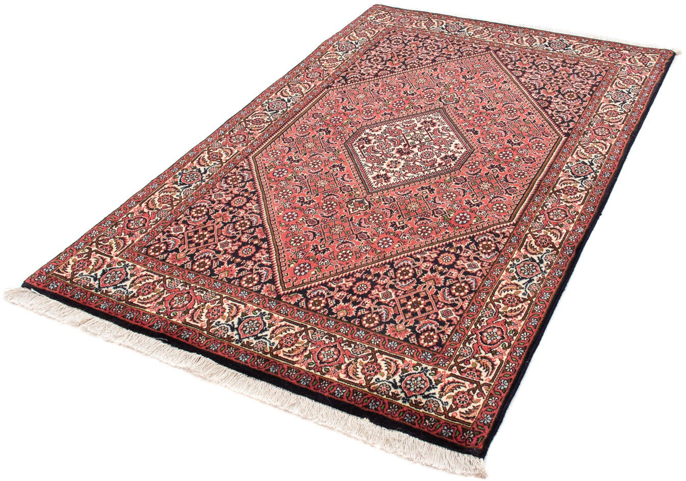 Image of morgenland Orientteppich »Perser - Bidjar - 175 x 110 cm - hellrot«, rechteckig, 15 mm Höhe, Wohnzimmer, Handgeknüpft, Einzelstück mit Zertifikat bei Ackermann Versand Schweiz