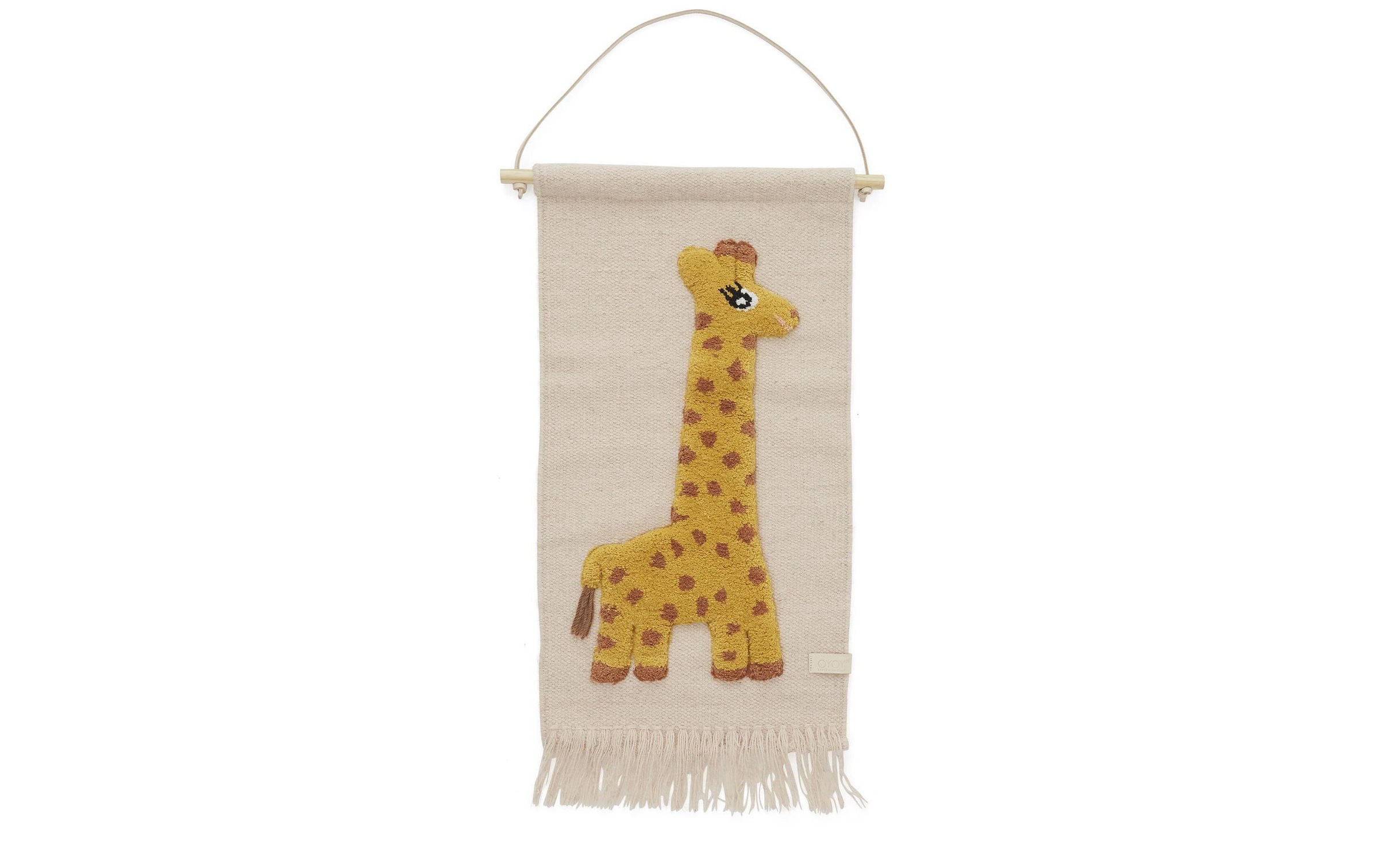 Image of OYOY Wanddekoobjekt "70 x 32 cm Giraffe"