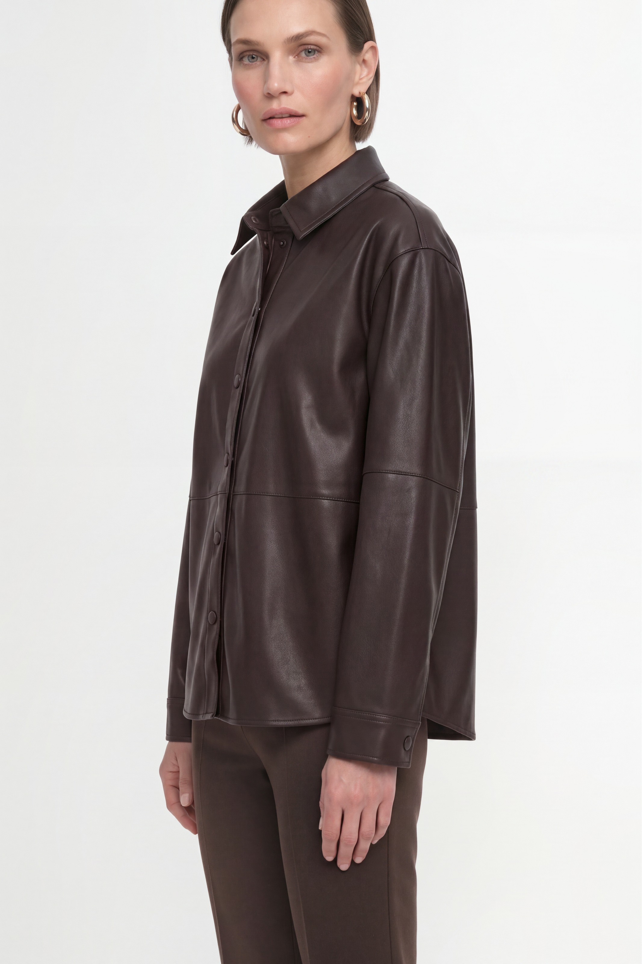 RICHROYAL Blusenjacke ohne Kapuze Regular fit mit Hemdkragen