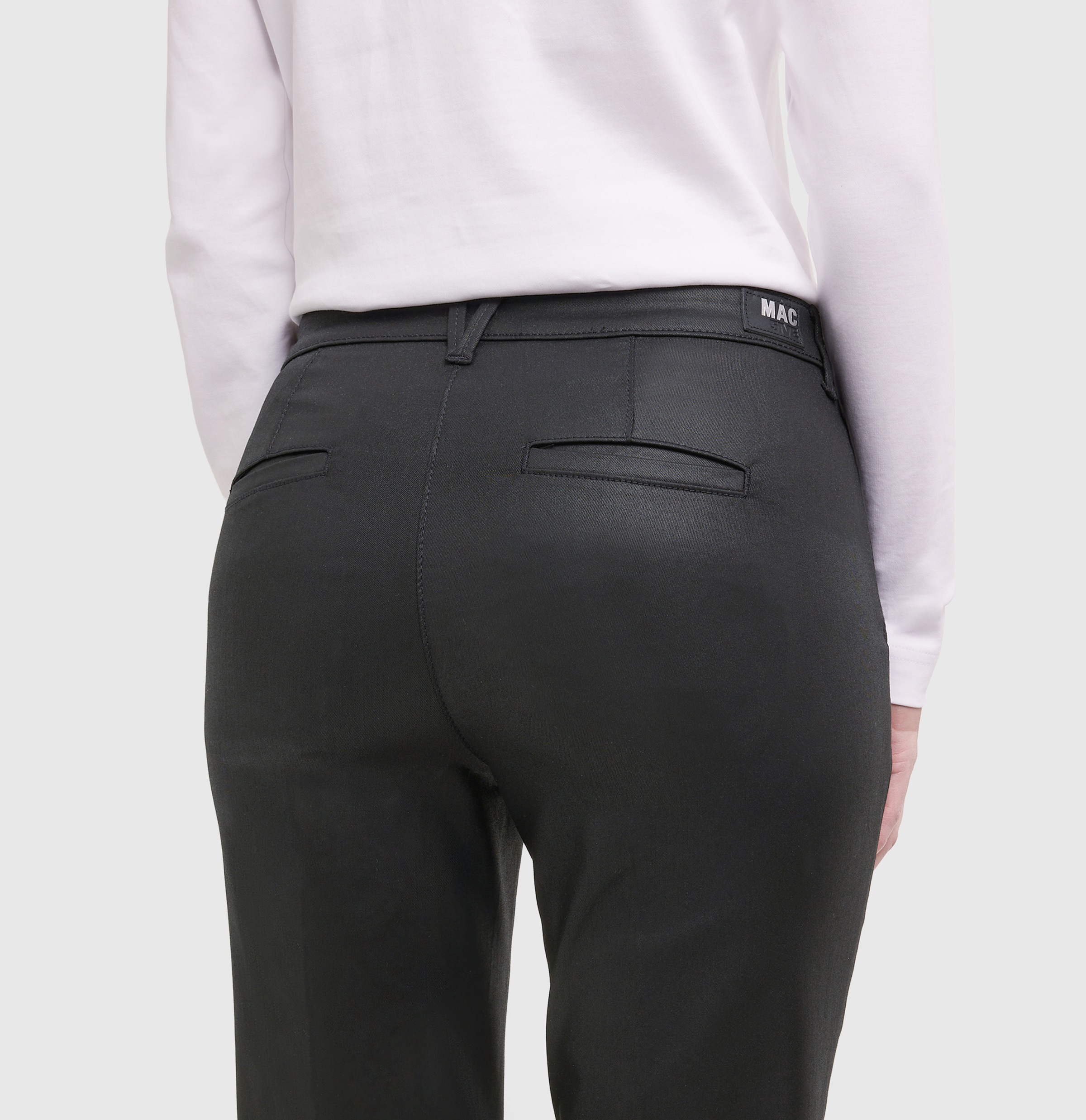 MAC Chinos »CHINO turn up«  Aspect cuir
