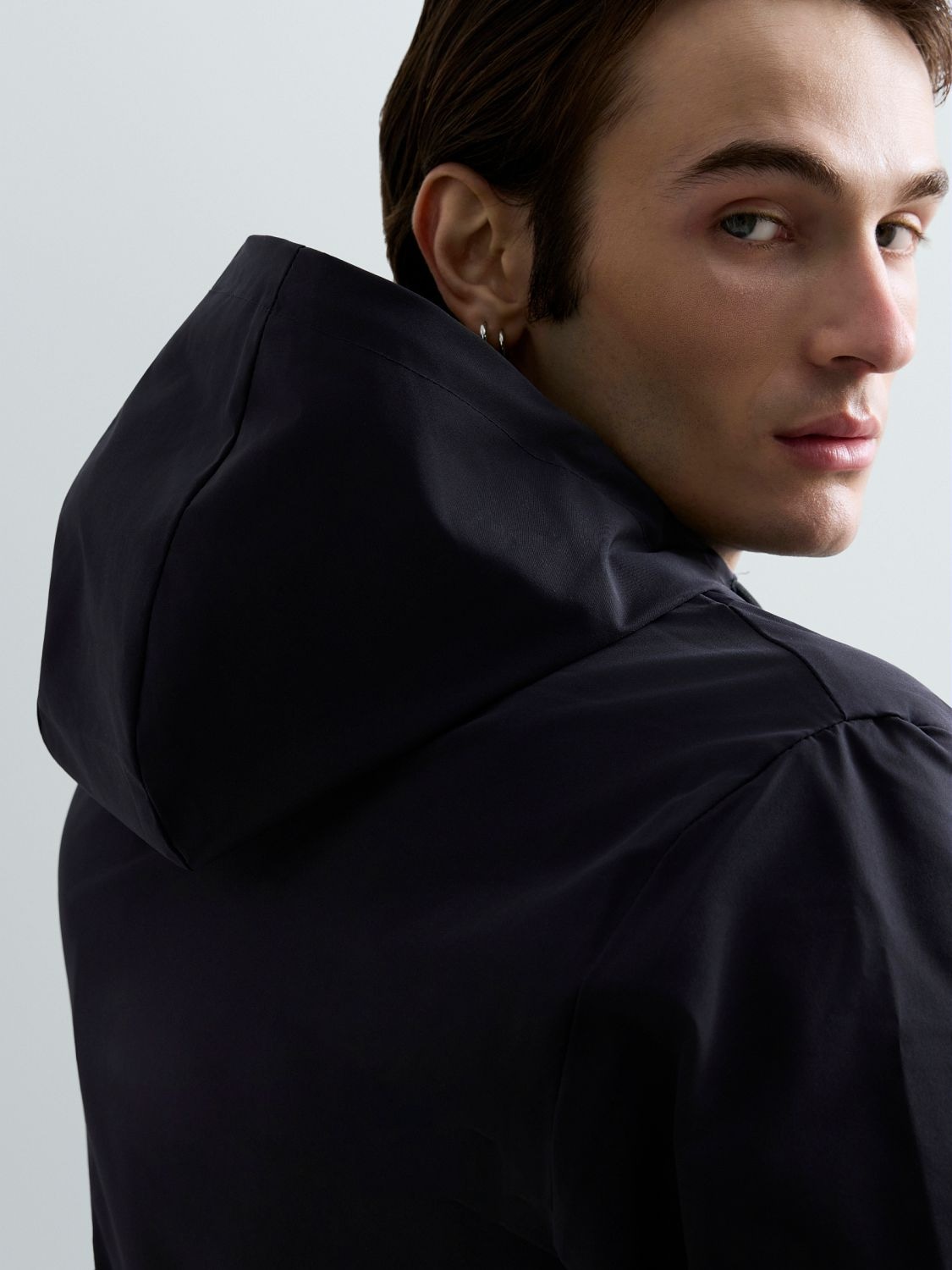 Replay Veste courte avec capuche avec capuche