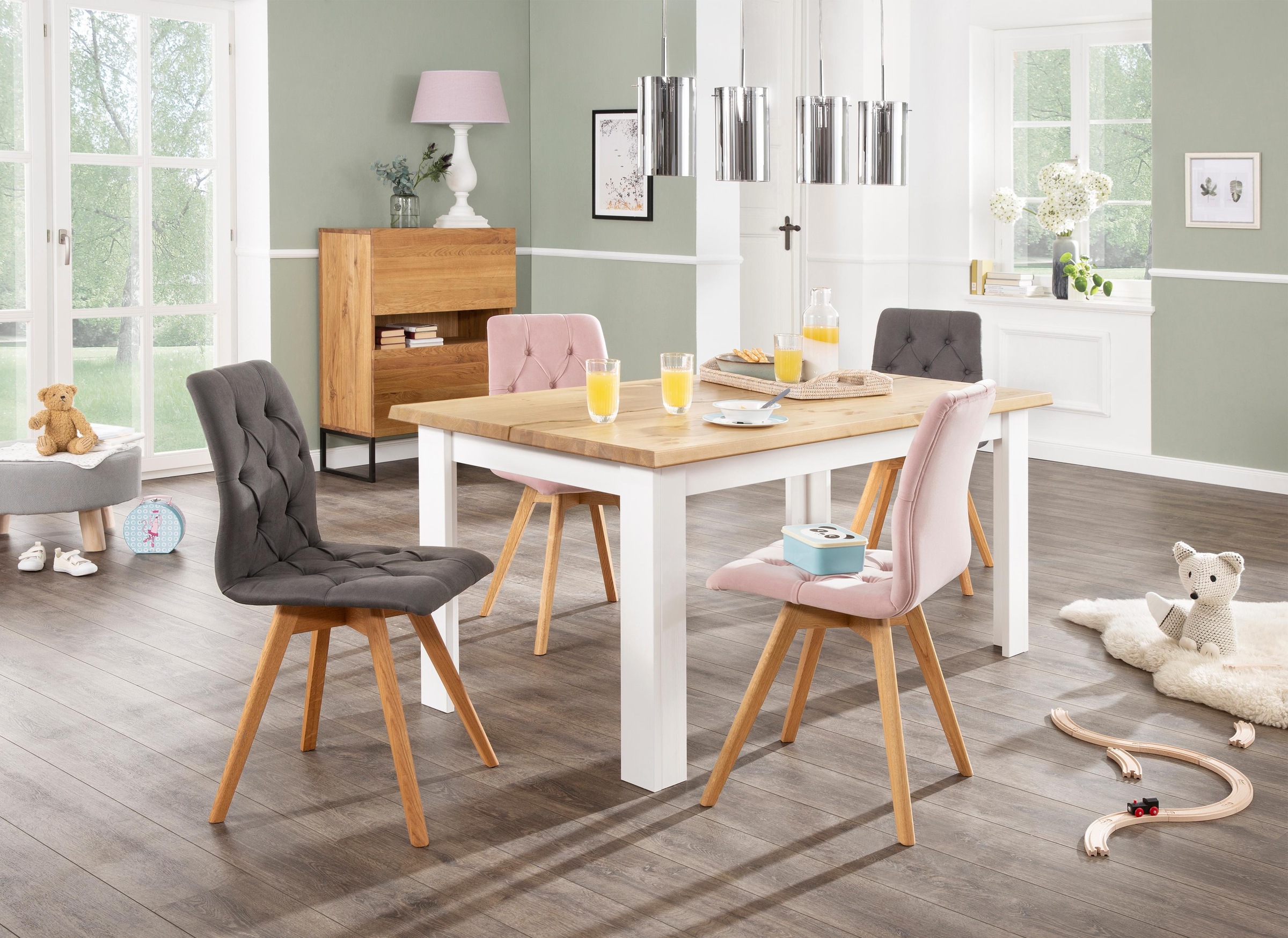 GOODproduct 4-Fussstuhl »Rania« (Set) 2 Stk.Im 2er/4er/6er-Set