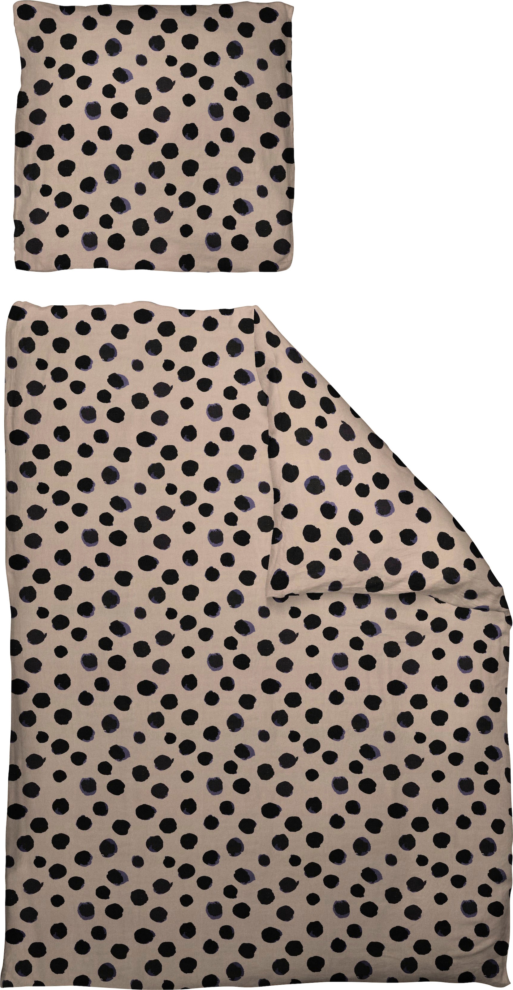 Image of Adam Bettwäsche "Leinenbettwäsche Dots" 2 Stk. aus 73% Leinen & 27% Bio-Baumwolle, 2 teilig - Leinenbettwäsche