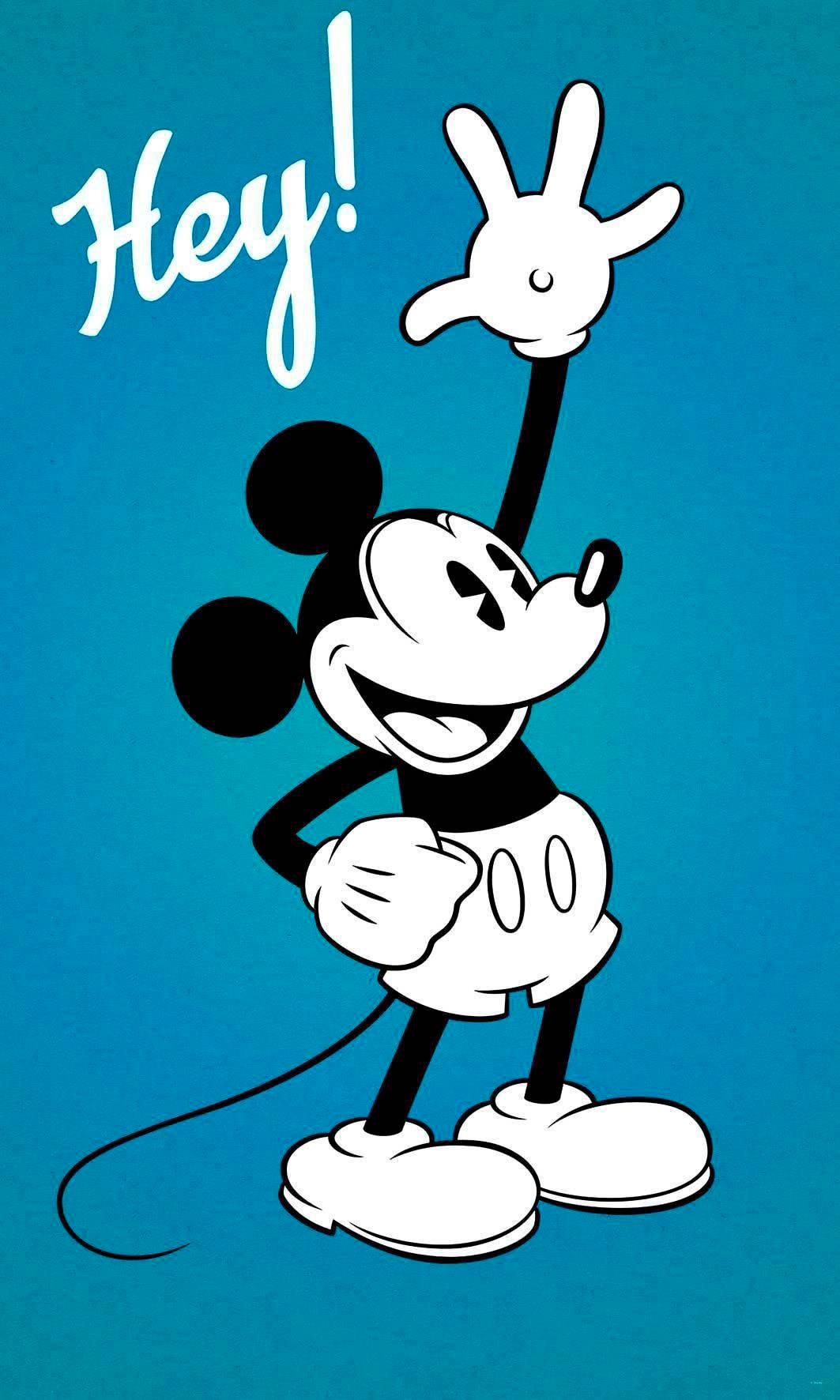 Komar Vliestapete »Mickey Hey«, 120x200 cm (Breite x Höhe), Vliestapete, 100 cm Bahnbreite