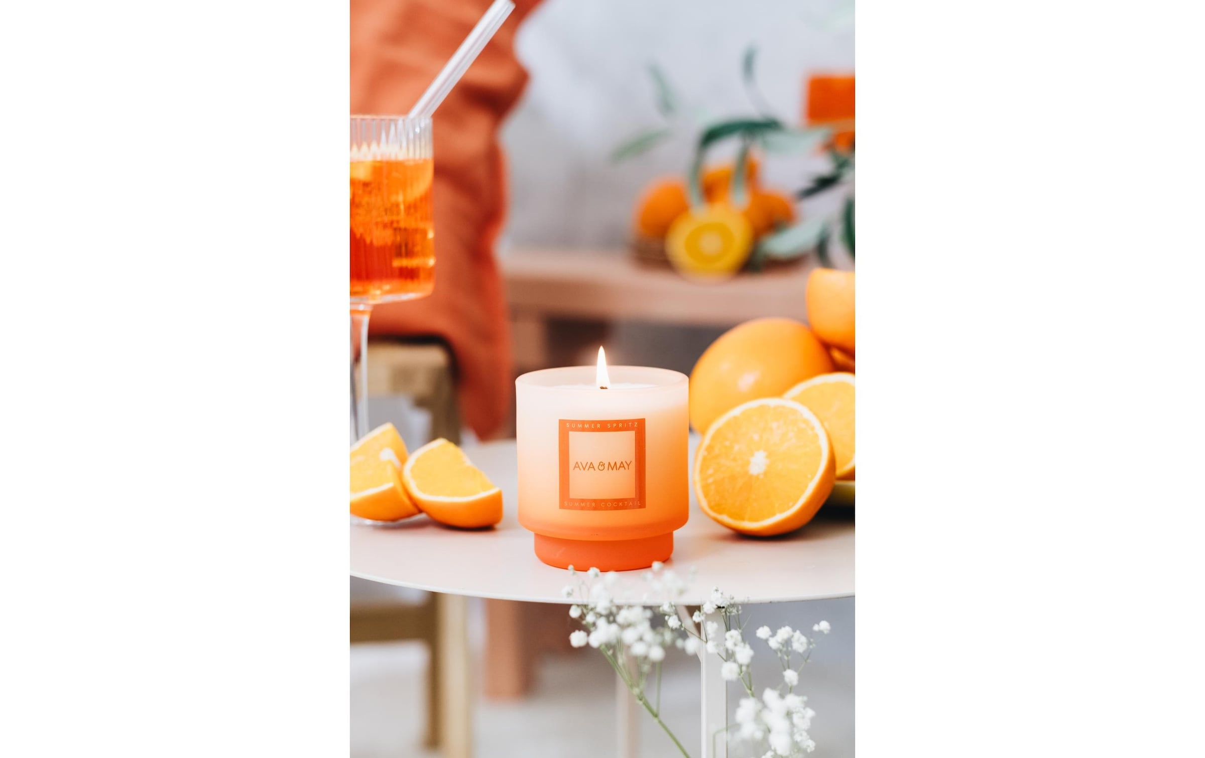 AVA & MAY Bougie parfumée »Summer Spritz 200 g«