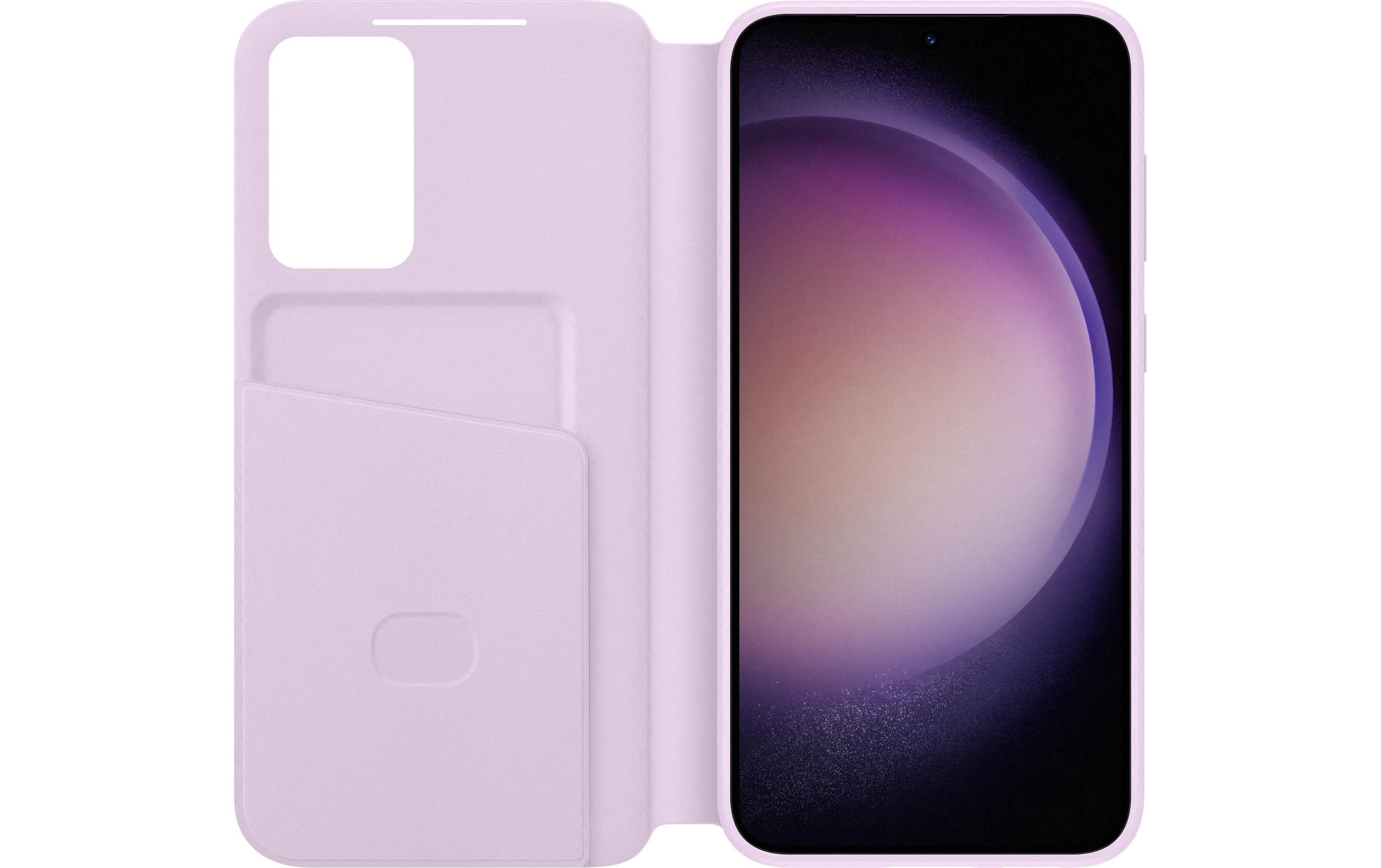 Handyhülle »Smart View Wallet Lavendel«, Samsung Galaxy S23+