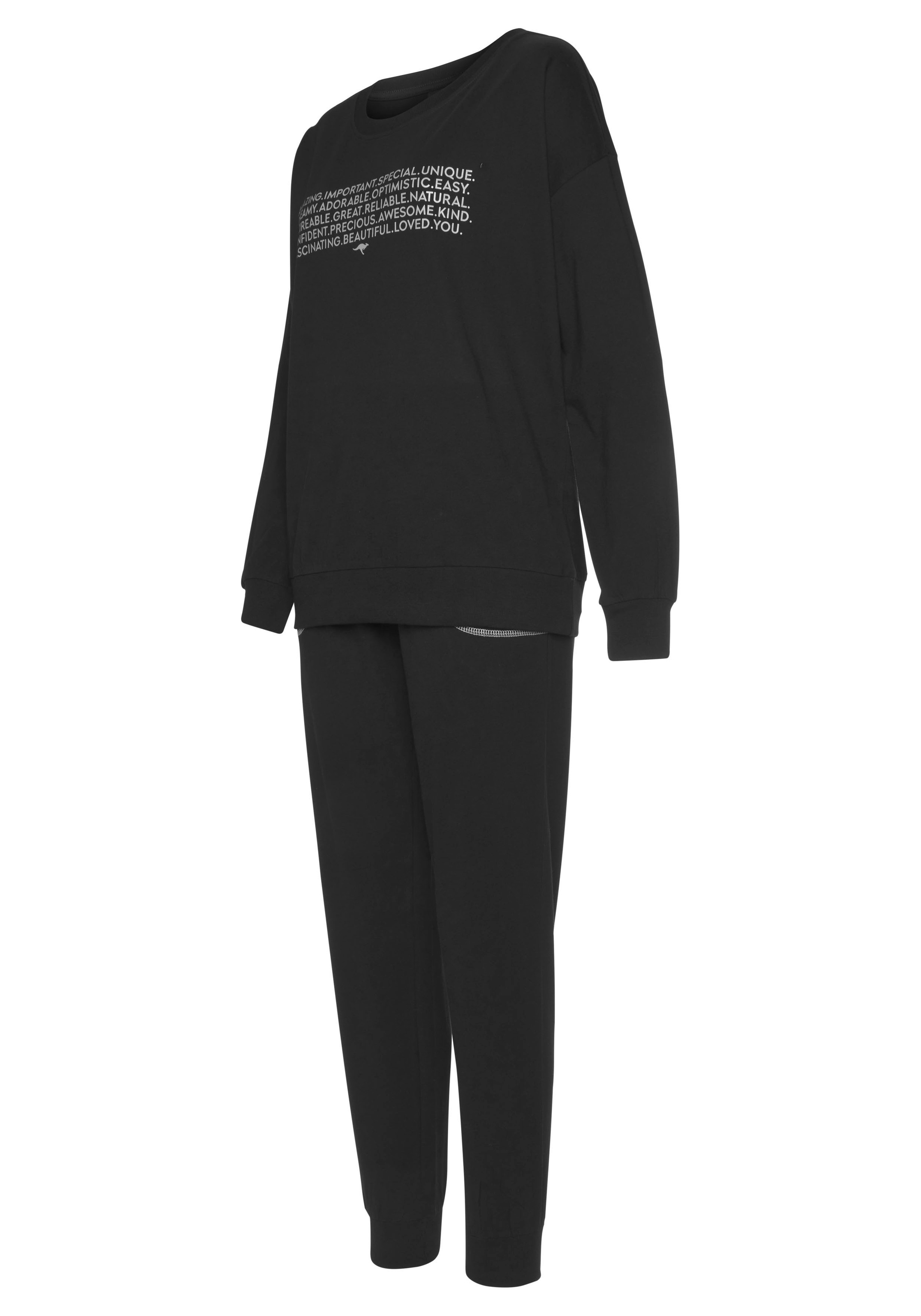KangaROOS Pyjama, (2 tlg., 1 Stück), mit Slogan-Frontdruck  versandkostenfrei auf | T-Shirts