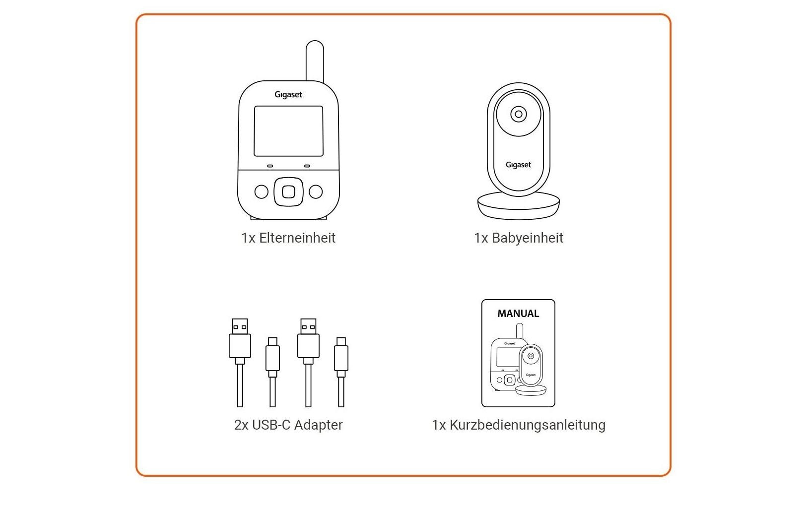 Gigaset Video-Babyphone »Baby 300 Video«