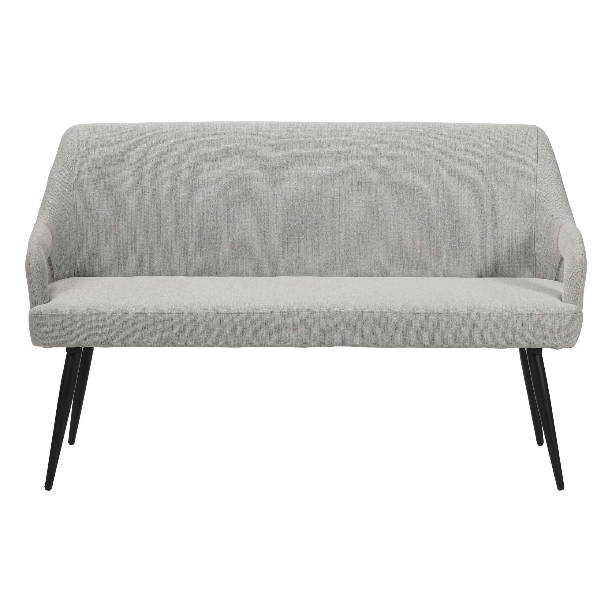 GOODproduct Essbank »Darragh« schwarze Metallbeine, pflegeleichter Webstoff Bezug, Breite 140 cm