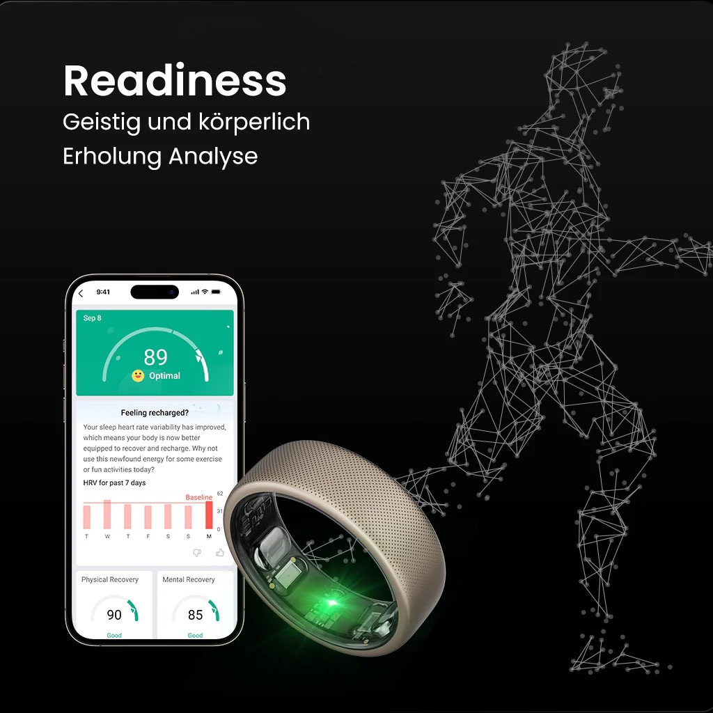 Amazfit Traceur de fitness »Helio Ring (Size 12)«