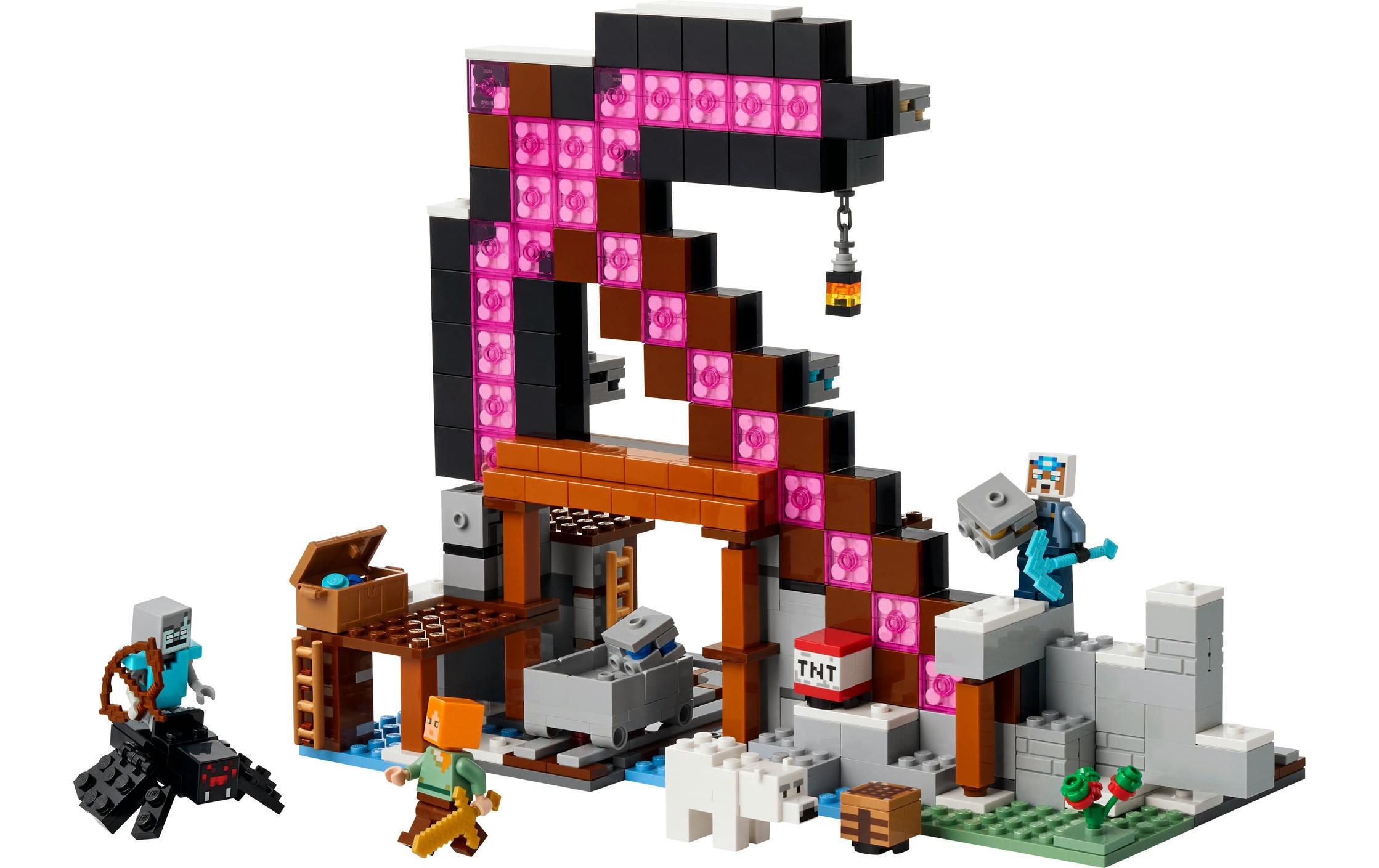 LEGO® Spielbausteine »Minecraft Die Spitzhackenmine 21277«