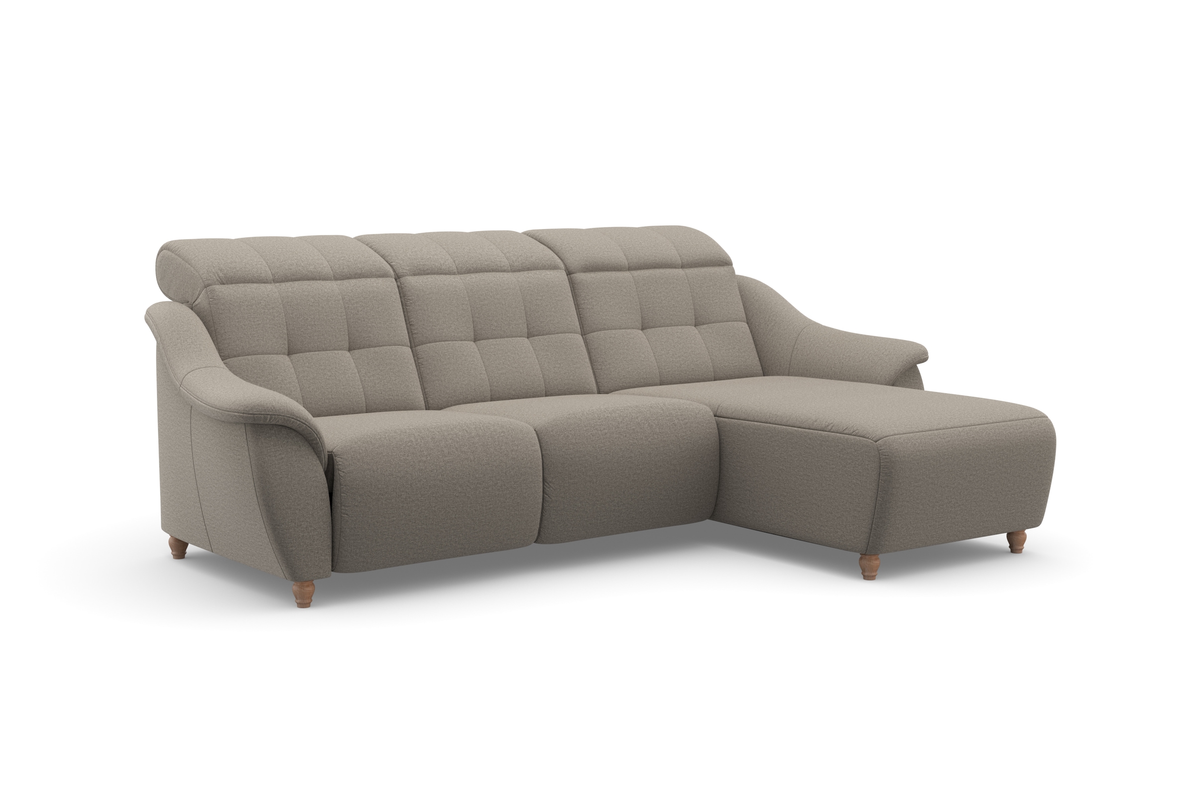 Home affaire Ecksofa »Boston L-Form« Kopfteilverstellung an jeder Sitzfläche, wahlweise Relaxfunktion