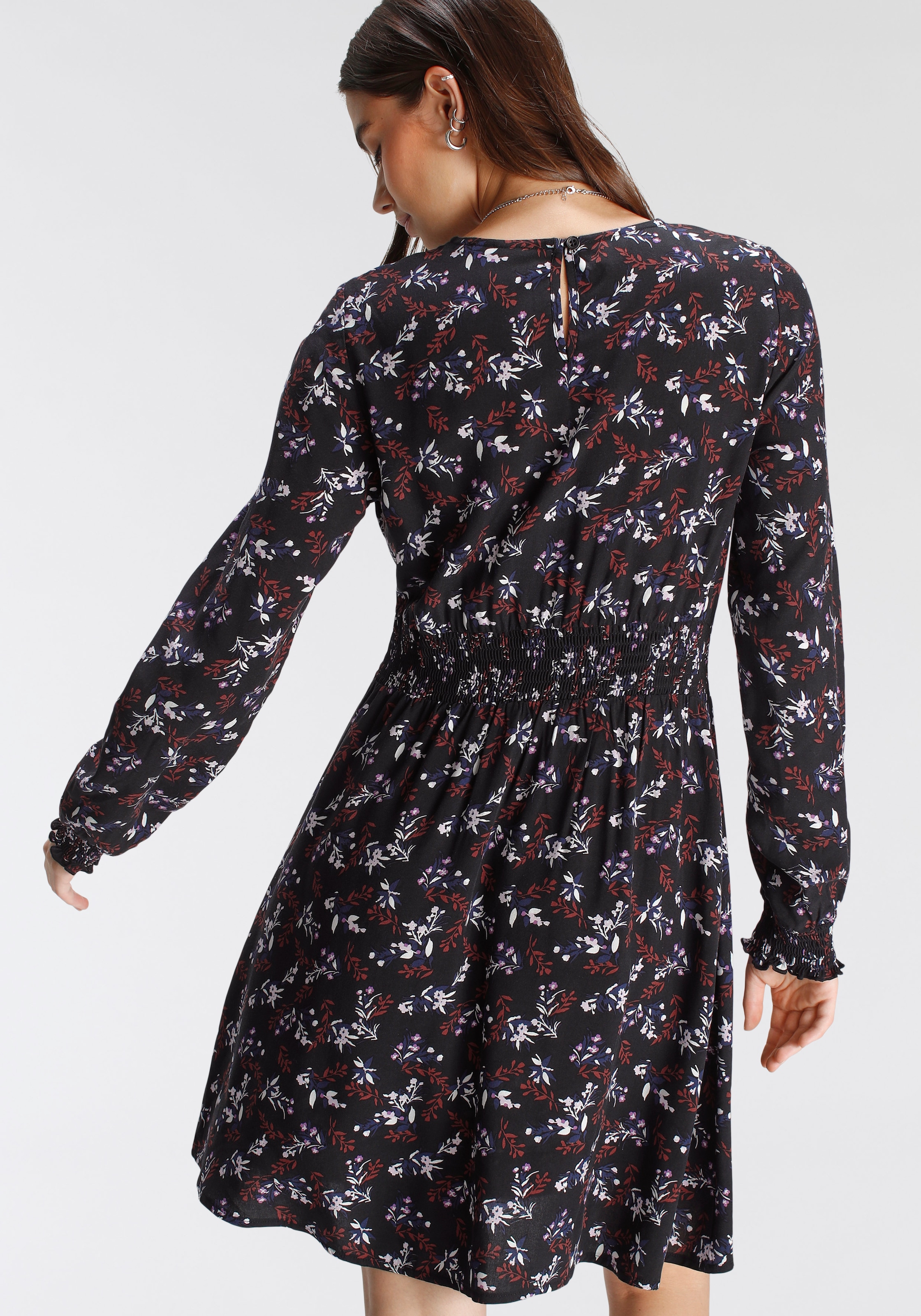 ♕ Tamaris Minikleid, mit elegantem Blumenprint versandkostenfrei auf | Kleider