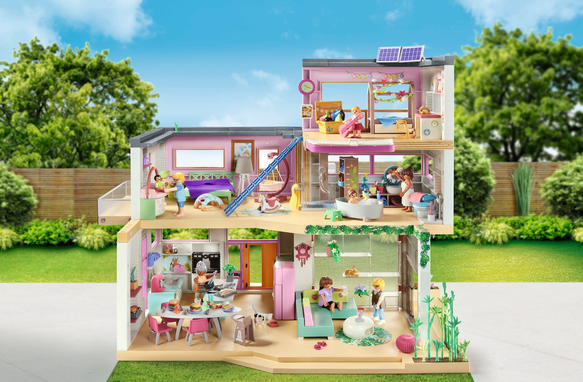 Playmobil® Jeu de construction »Wohnhaus mit Wintergarten (71607), myLife« Made in Germany