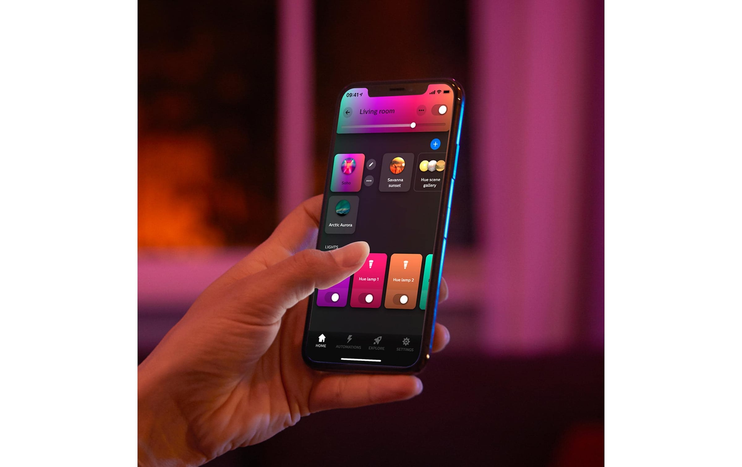 Philips Hue Deckenleuchte »Surimu Panelleuchte White & Color Ambiance 30 x 30 cm« LED-Modul RGB | warmweiss - kaltweiss