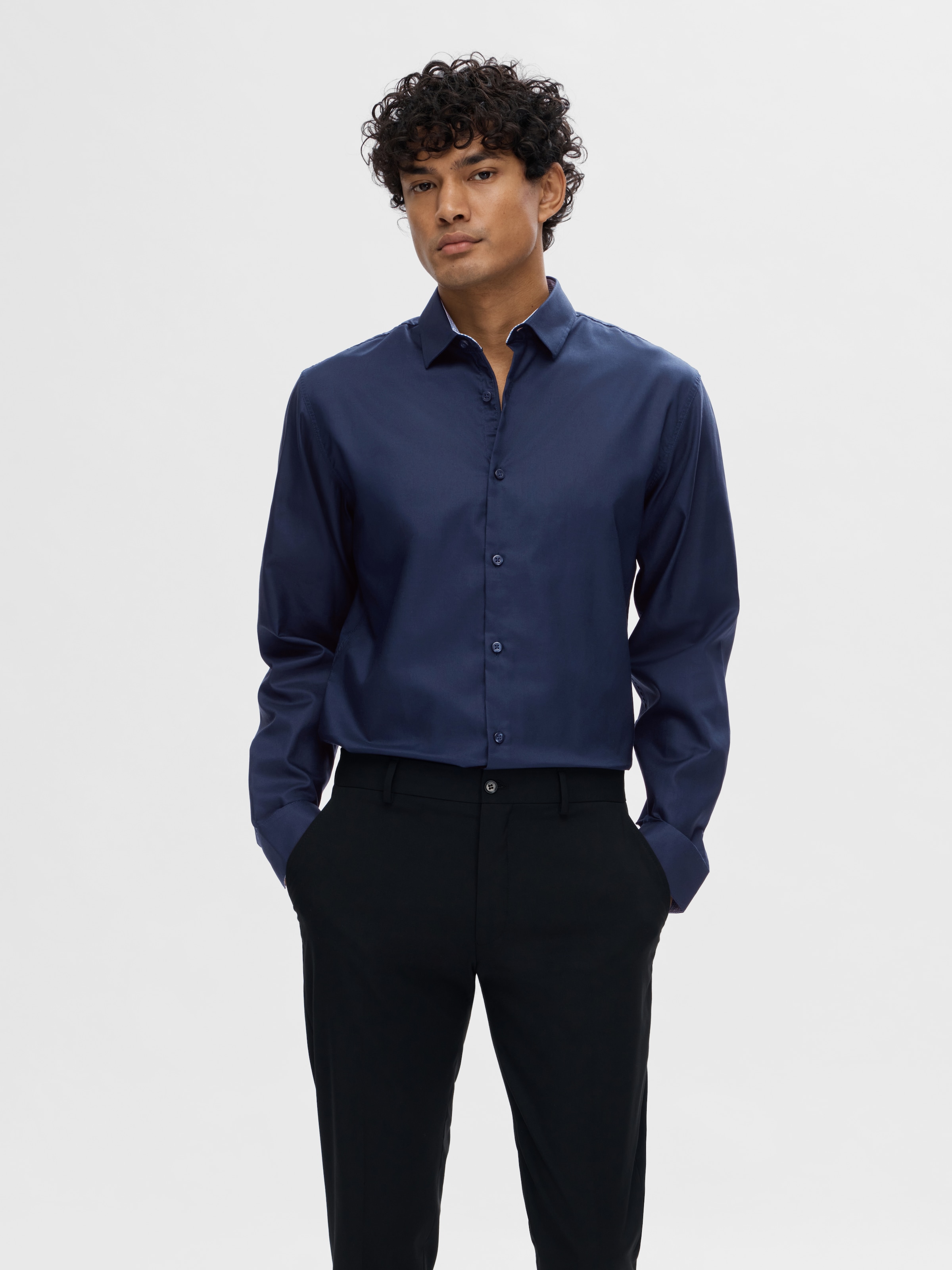 SELECTED Langarmhemd »SLHSLIMNEW-MARK SHIRT LS NOOS«