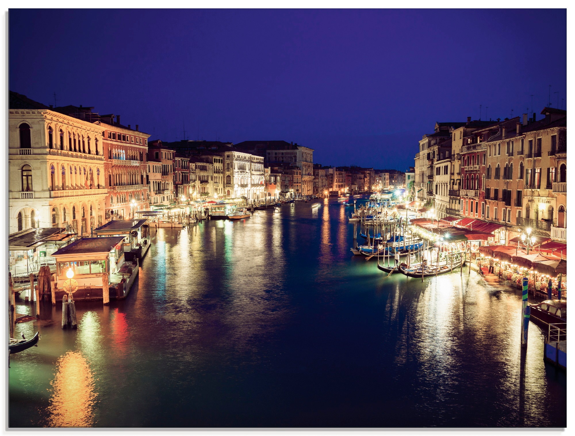 Image of Artland Glasbild »Venedig bei Nacht«, Italien, (1 St.) bei Ackermann Versand Schweiz