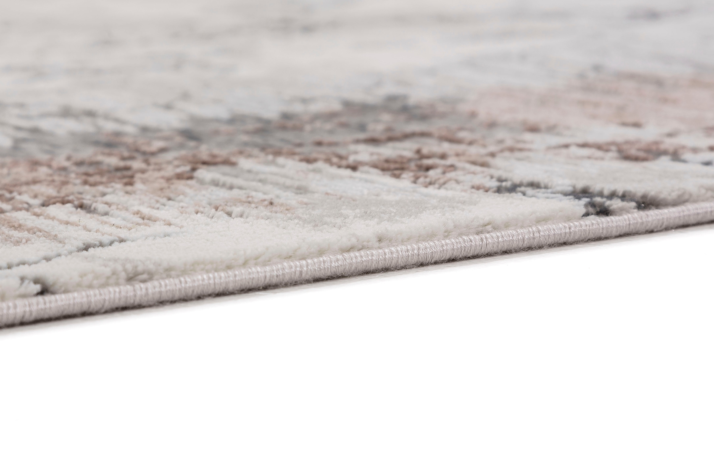 ASTRA Teppich »Vercelli 233 Kurzflorteppich«, rechteckig, wollig weiche  Oberfläche, mit Fransen, 3-D Effekt, Wohnzimmer bequem kaufen | Kurzflor-Teppiche
