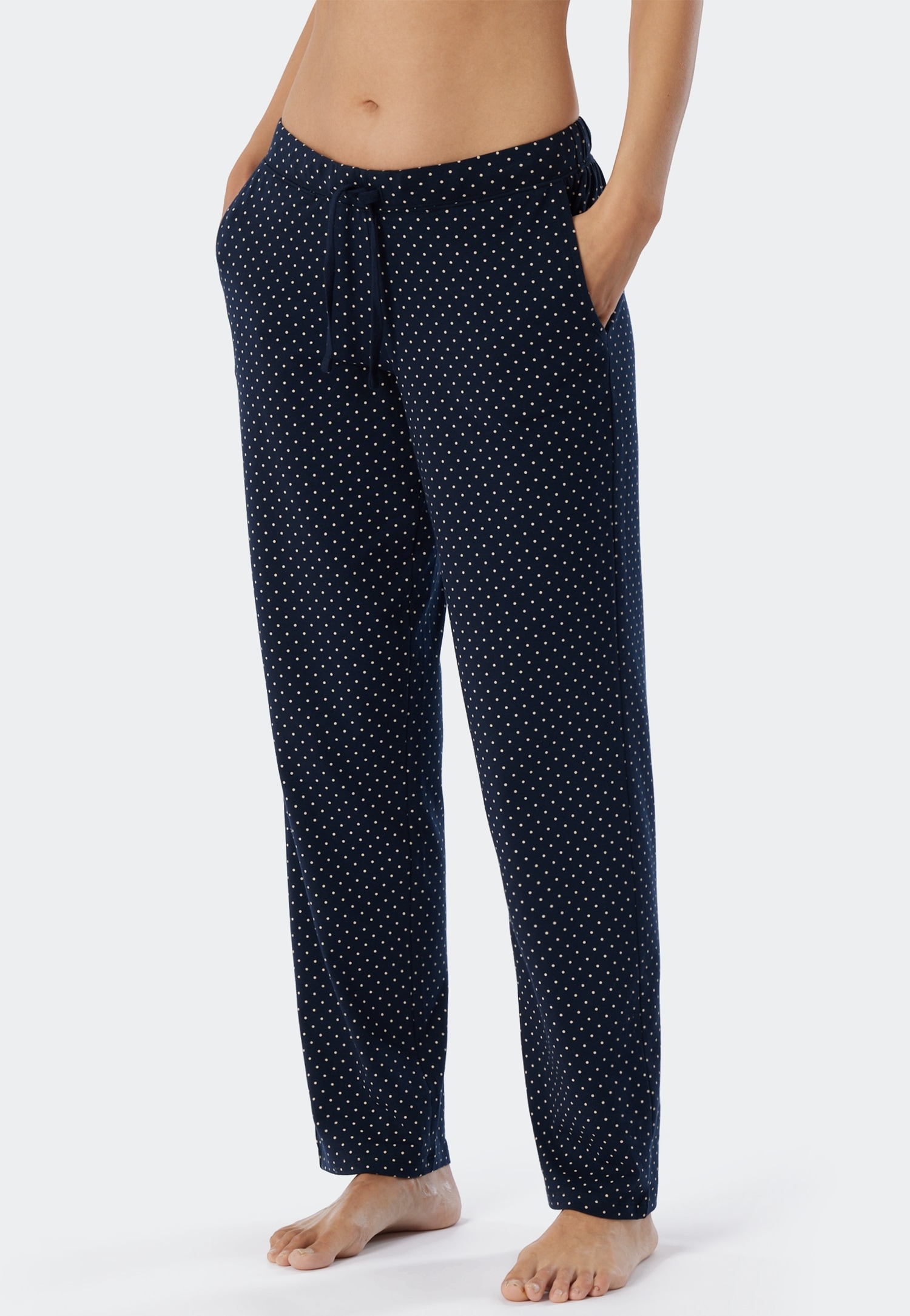 Image of Schiesser Loungehose "Mix + Relax" seitliche Taschen, elastischer Bund, Single Jersey, bequem