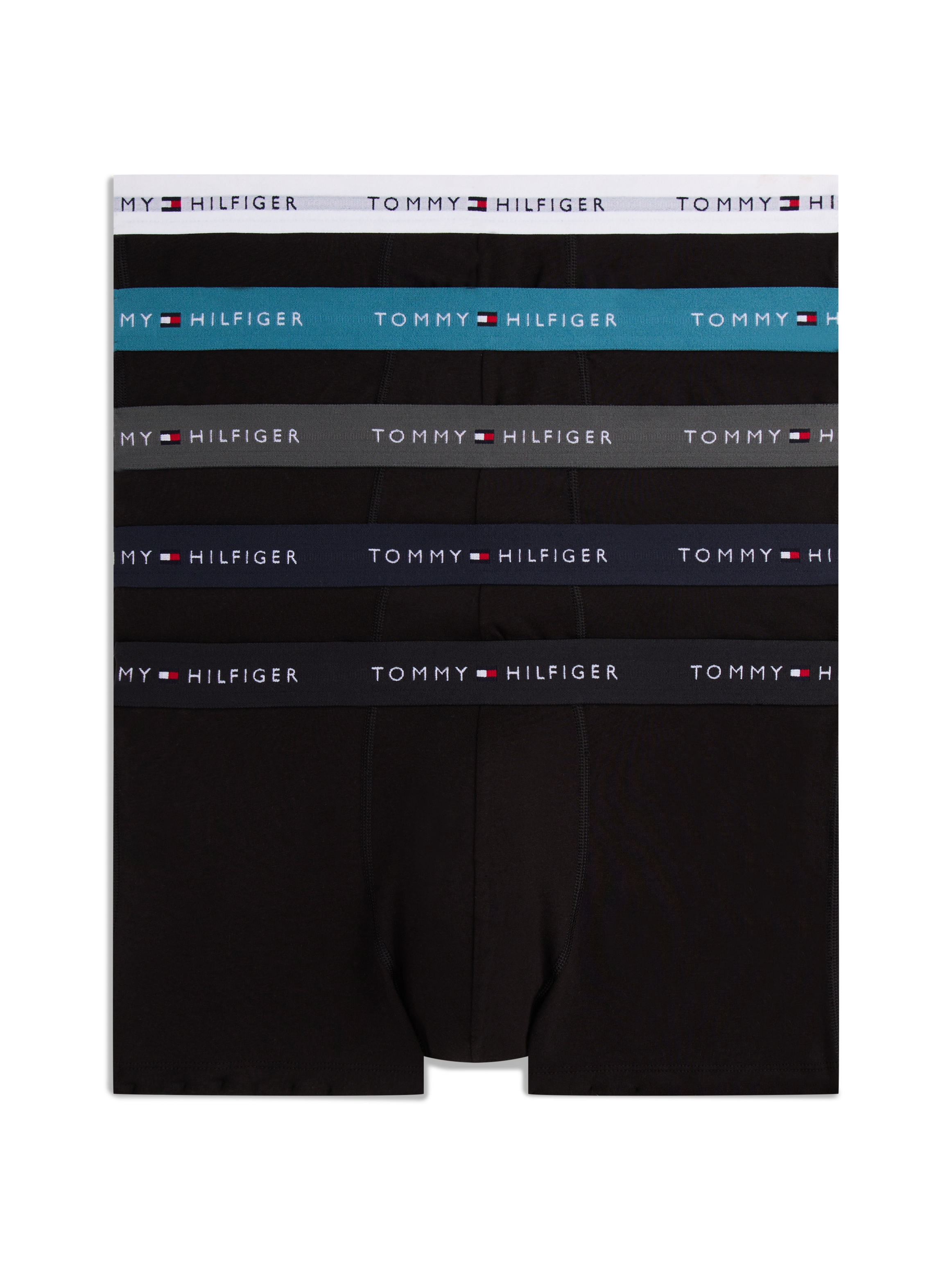 Tommy Hilfiger Underwear Tronc »5P TRUNK WB« Packung, 5er, 5 cuis mit Tommy Hilfiger Logo-Elastikbund, Signature Kollektion