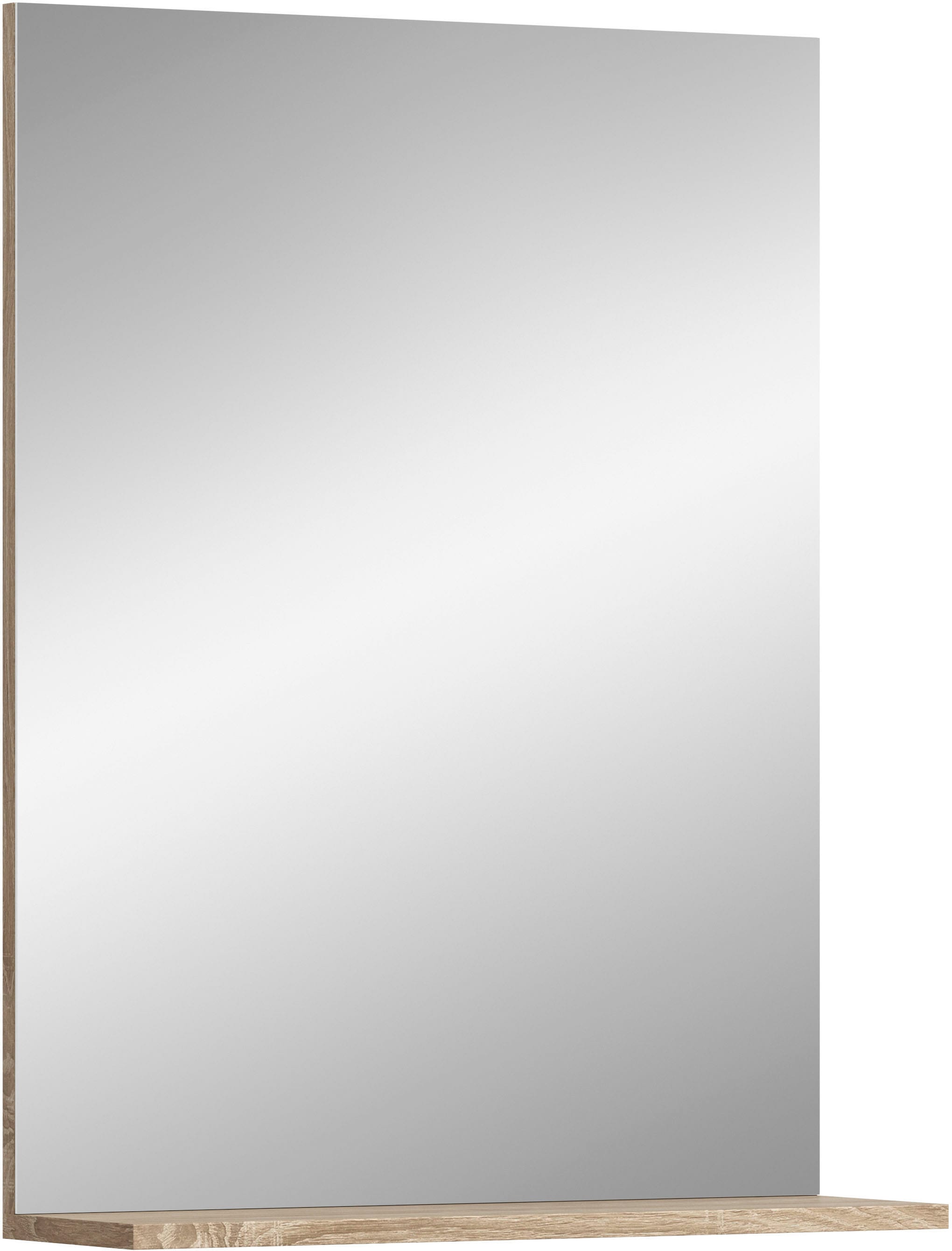 welltime Badspiegel »SIENA, Breite 60cm, 1 Ablageboden, hochwertiges Spiegelglas« in verschiedenen Farben erhältlich, Badmöbel, Spiegel, Badezimmer