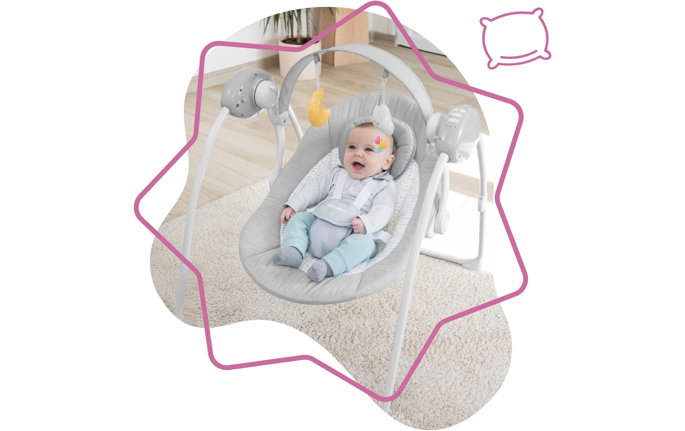 badabulle Babyschaukel