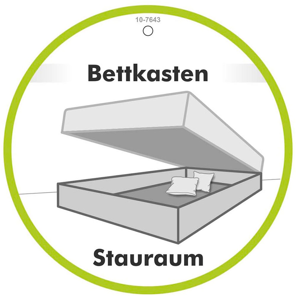 Jockenhöfer Gruppe Boxspringbett »AMY mit Bettkasten, inkl. Bonnell- oder Taschenfederkernmatratze H2-H4« mit 6 cm Kaltschaum-Topper, Chenille-Bezug, 120x200 und 140x200 cm