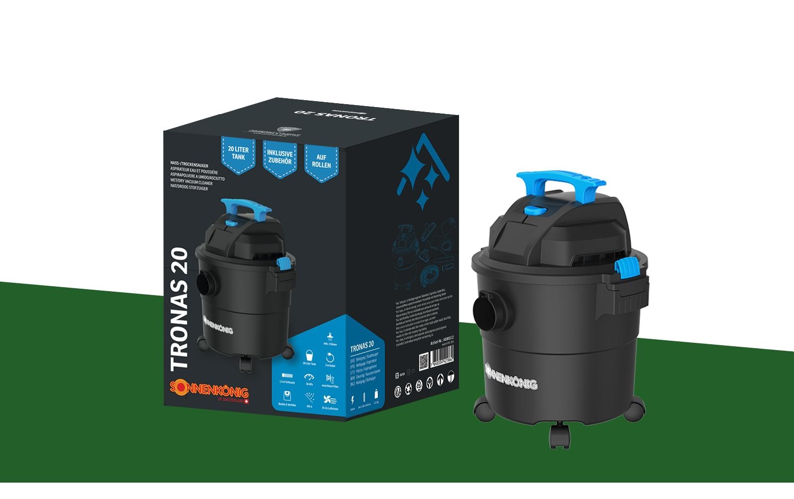 Sonnenkönig Nass-Trocken-Sauger »Tronas 20«