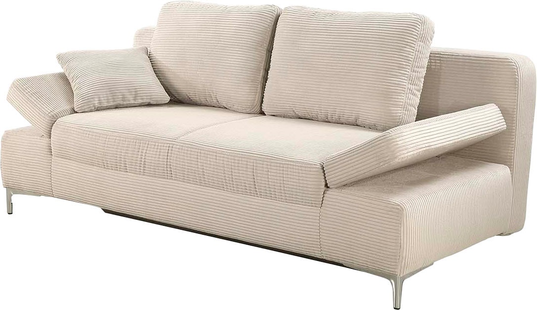 Jockenhöfer Gruppe Schlafsofa »Jano«, klassisches Schlafsofa mit individuell, verstellbaren Armlehnen