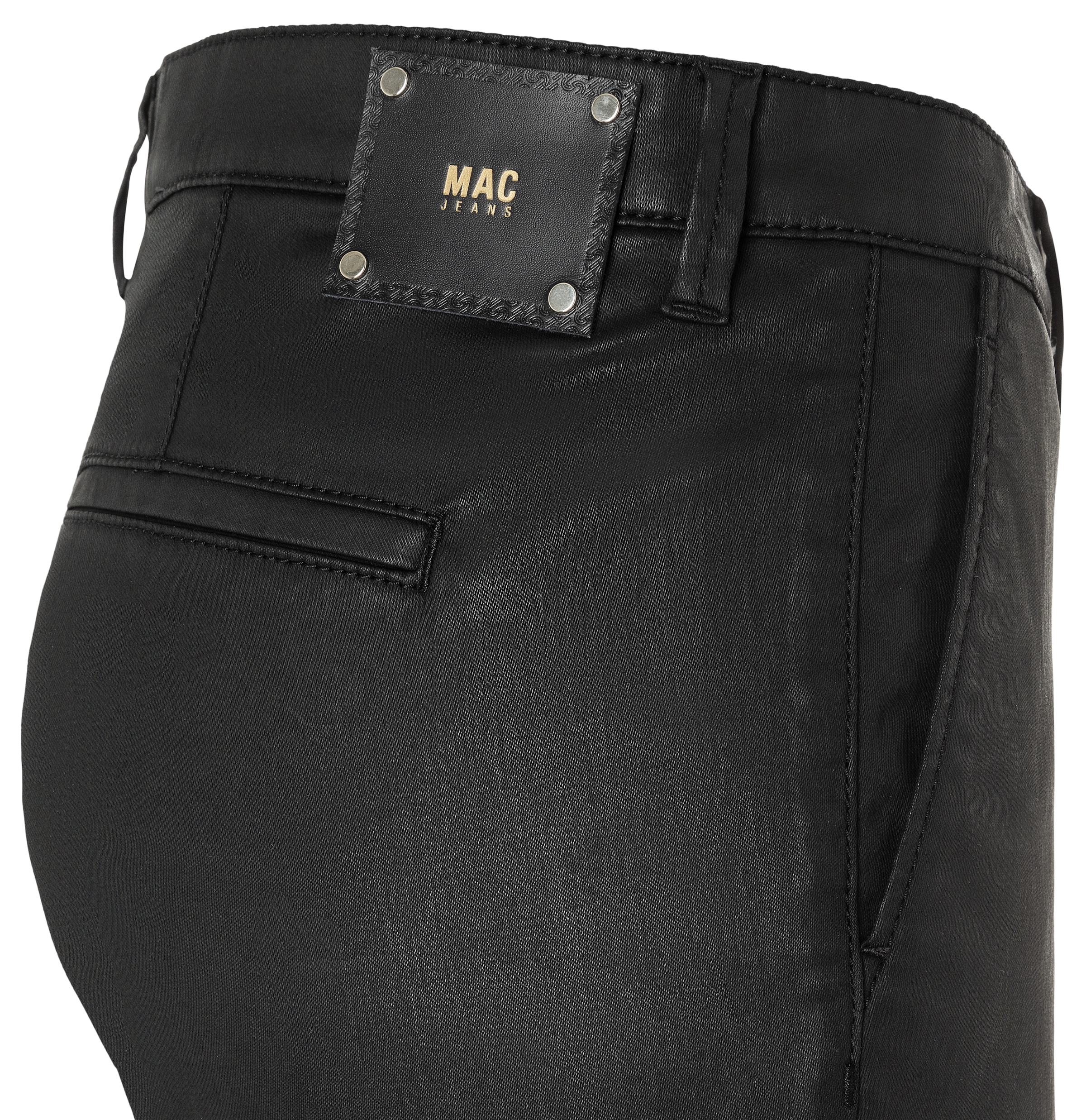 MAC Chinos »CHINO turn up«  Aspect cuir