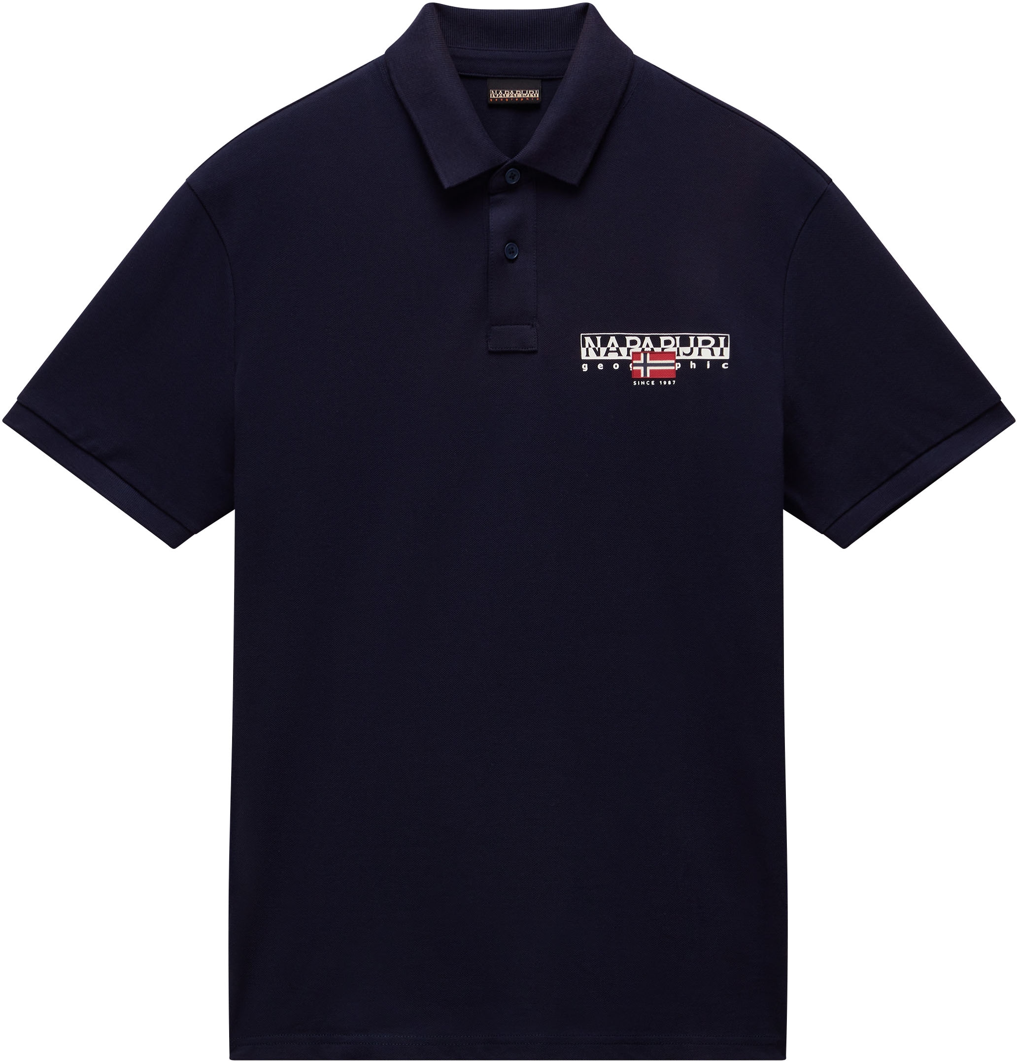 Image of Napapijri Poloshirt "E-AYLMER" Mit Rundhalsausschnitt