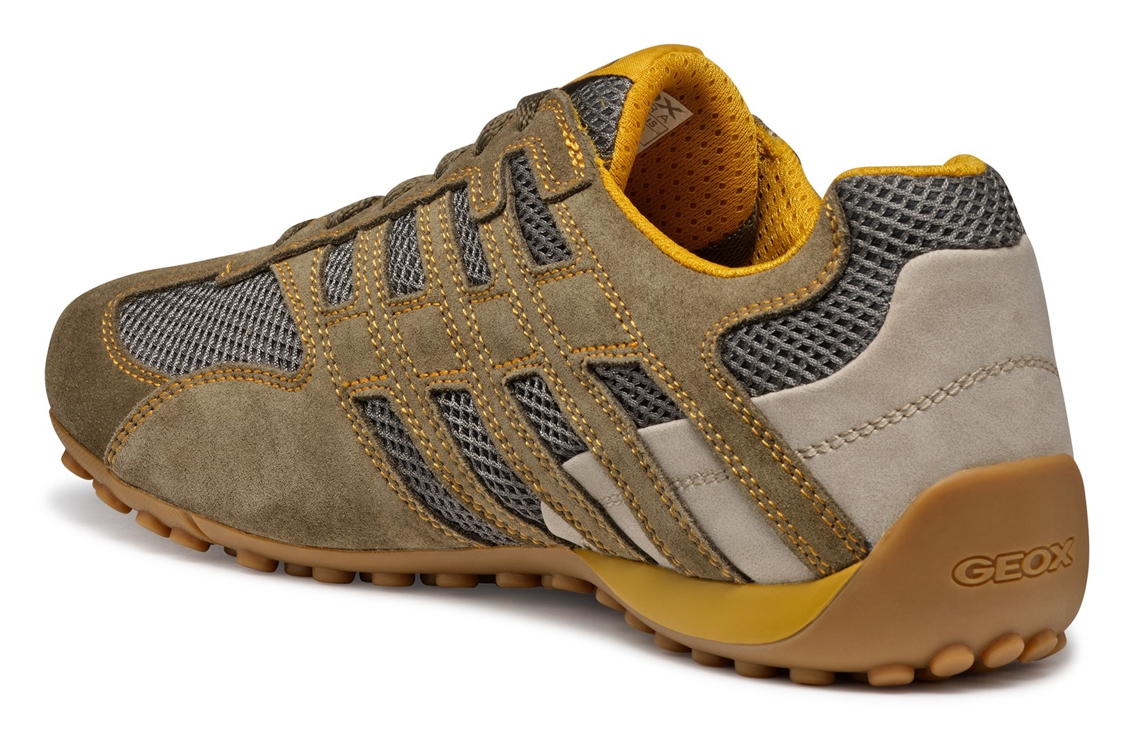 Geox Schnürschuh »U SNAKE ORIGINAL«  , Schnürschuh, Freizeitschuh, Trekking Sneaker mit Lederinnensohle