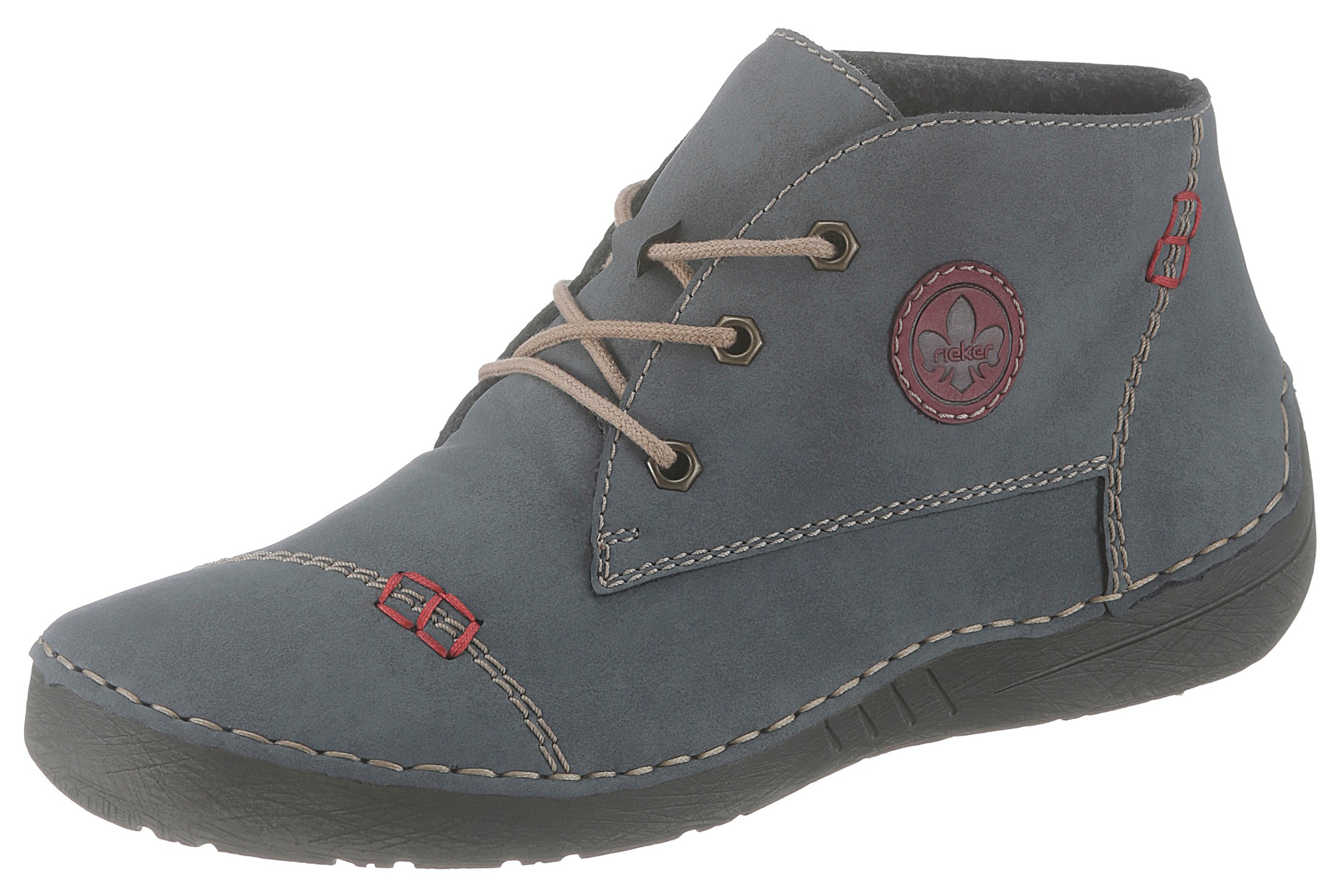 Image of Rieker Schnürboots, mit Ziersteppung bei Ackermann Versand Schweiz