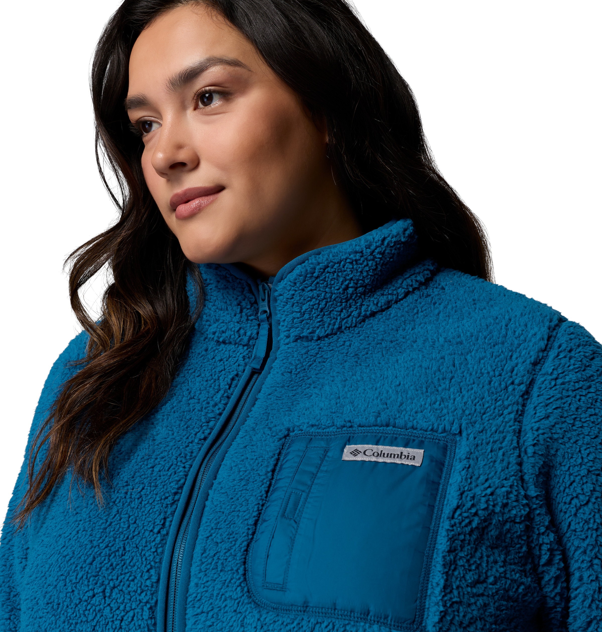 Columbia Veste polaire »West Bend Full Zip II« design à manches longues, avec fermeture éclair, déperlant, coupe-vent