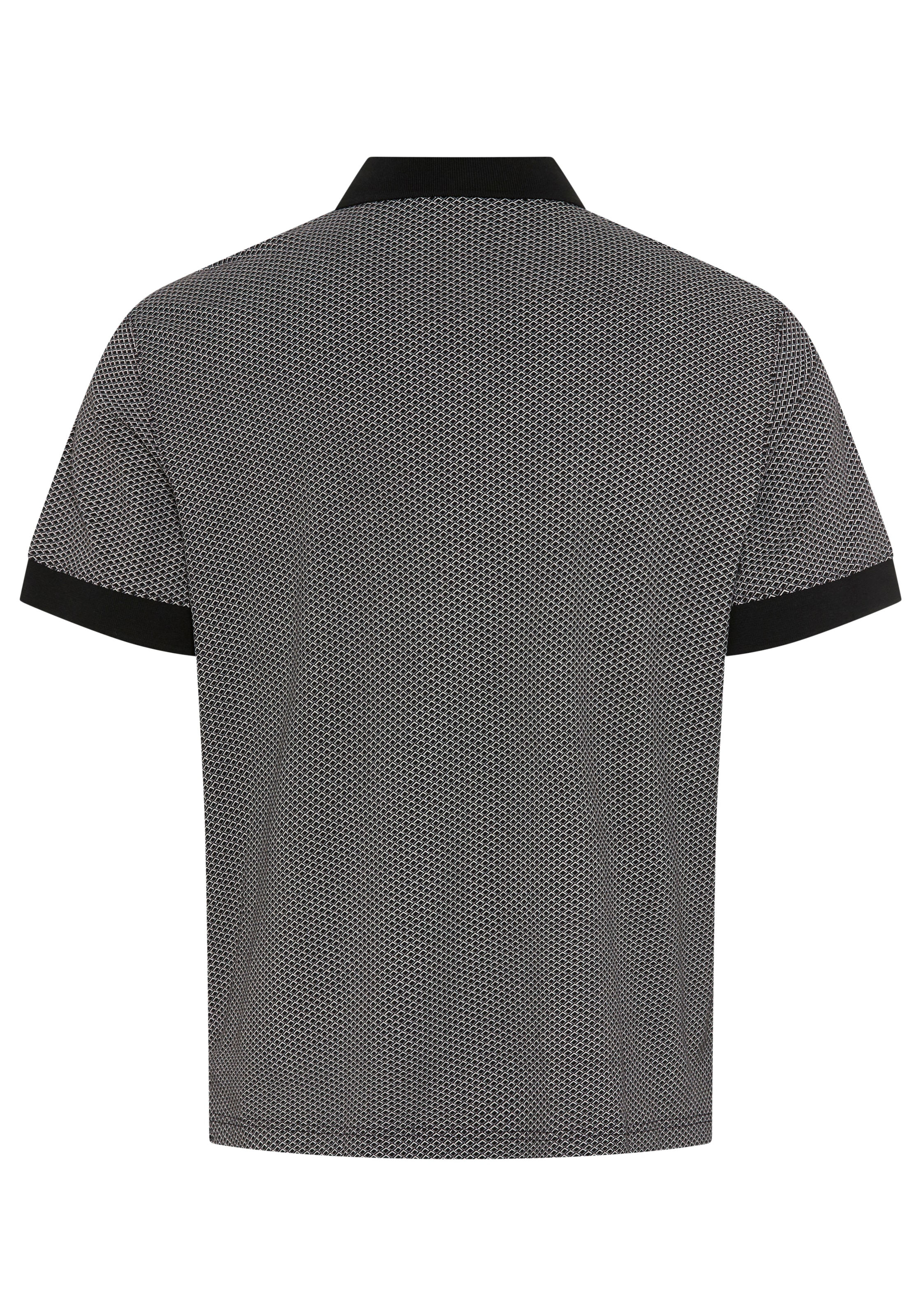 Man's World Plus Polo »auch in Grosse Grössen bis Gr. 7XL Ärmel-Fit« Regular Fit, Kurzarm, mit Seitenschlitzen, gemustert