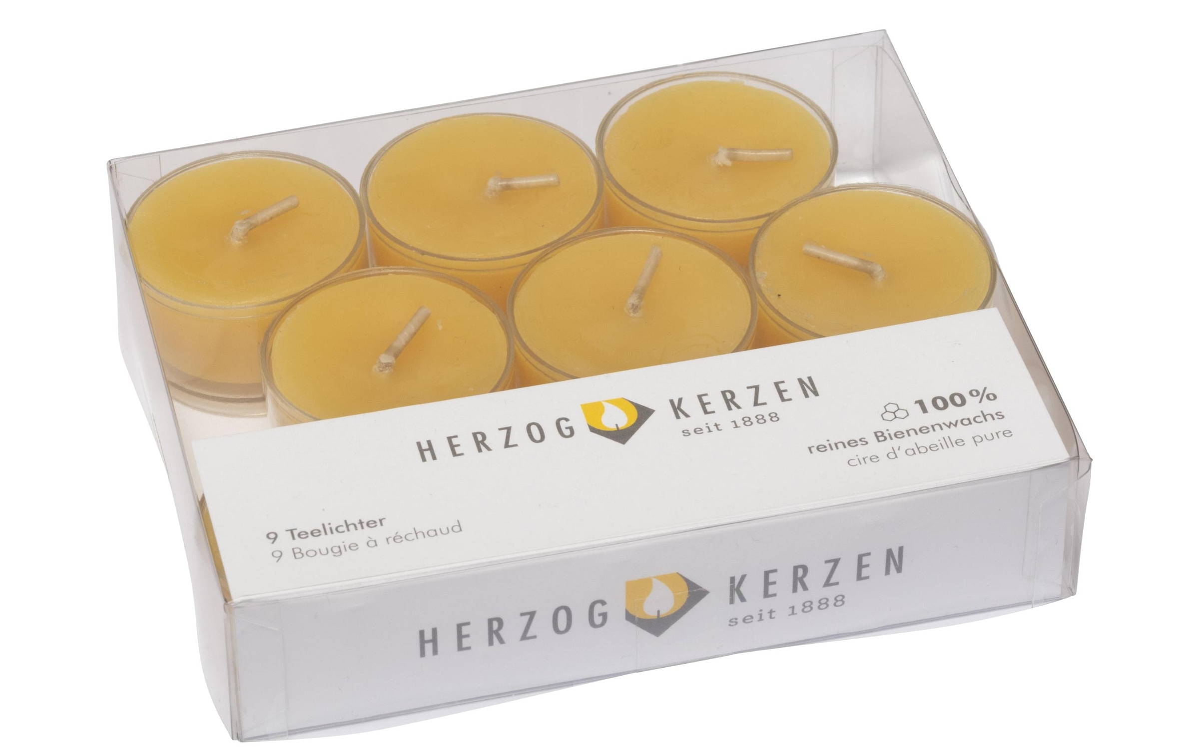 Herzog Kerzen AG Teelicht »Teelichter Bienenwachs«