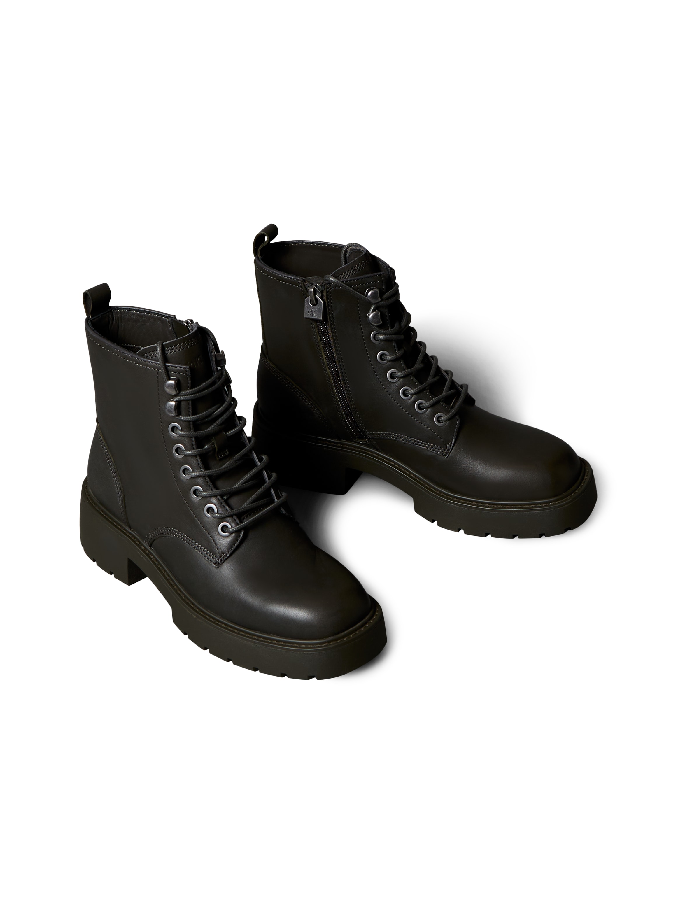Image of Calvin Klein Jeans Schnürboots "CHUNKY LACE UP ZIP BOOT" Schnürstiefelette, Plateauboots, Festival, mit Anziehlasche