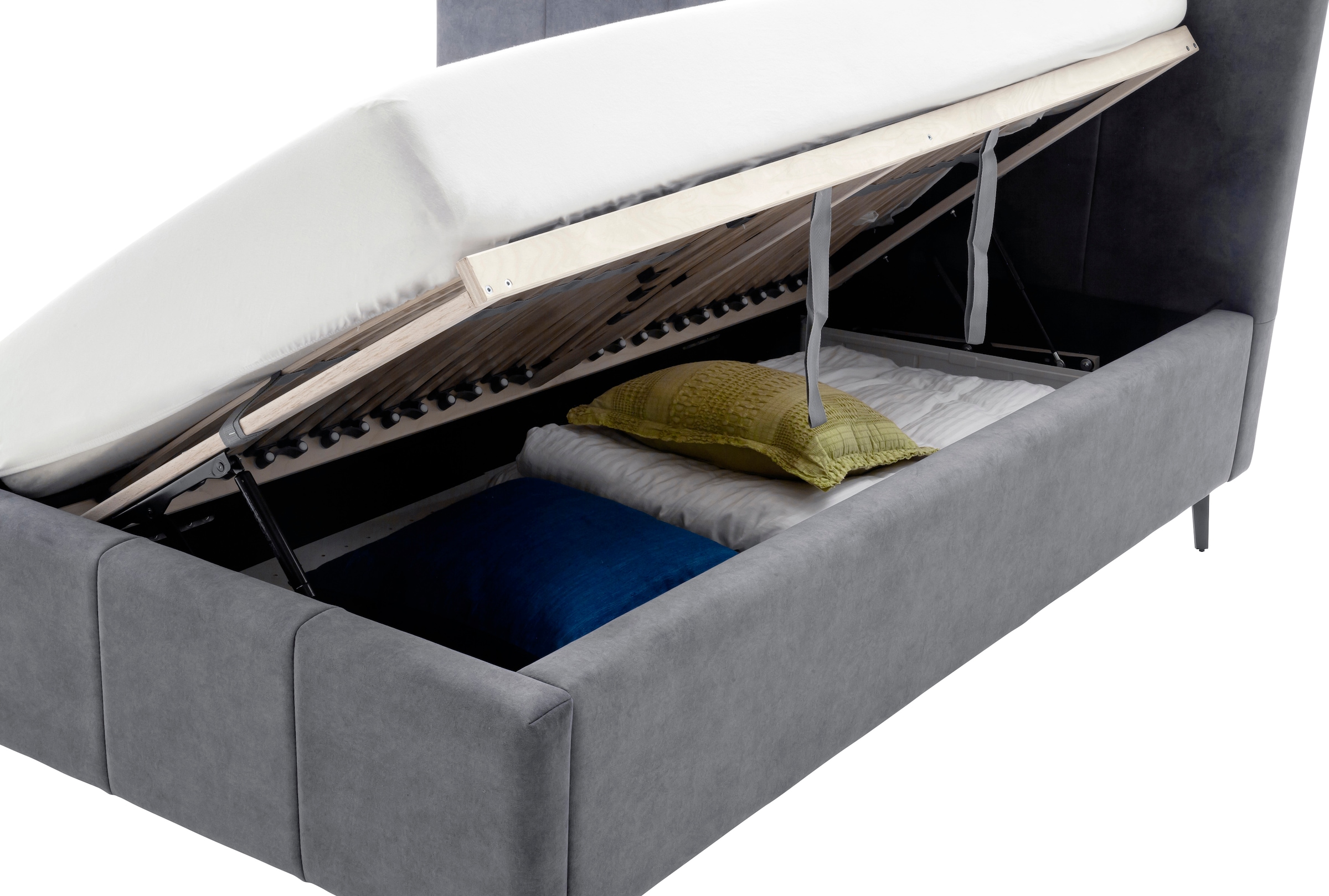 meise.möbel Lit de rangement »Lizzano« inkl. Lattenrost und Bettkasten