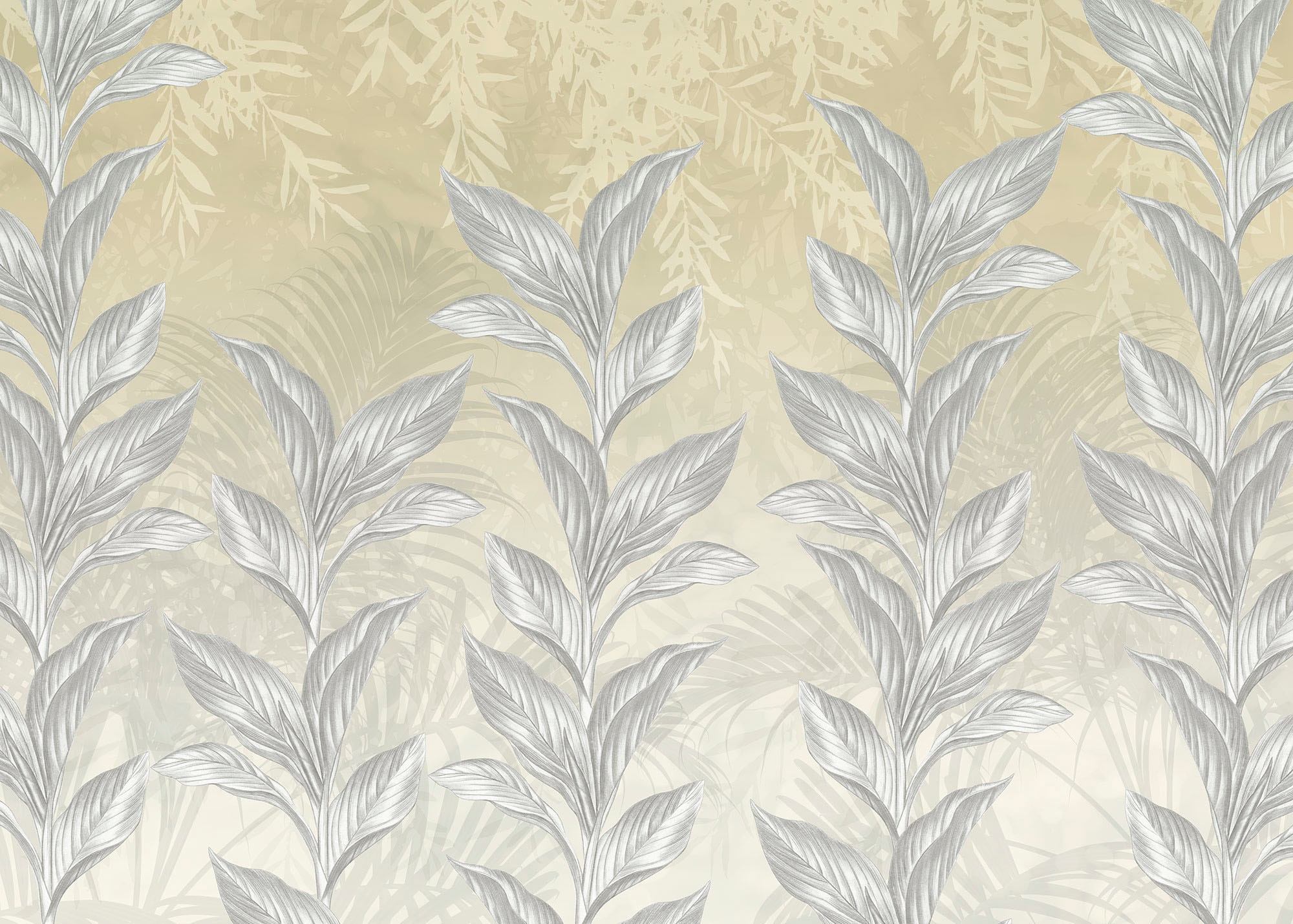 Image of Komar Vliestapete "Digitaldruck Vlies - Spring Frost - Grösse 350 x 250 cm" bedruckt glatt Wohnzimmer, Schlafzimmer