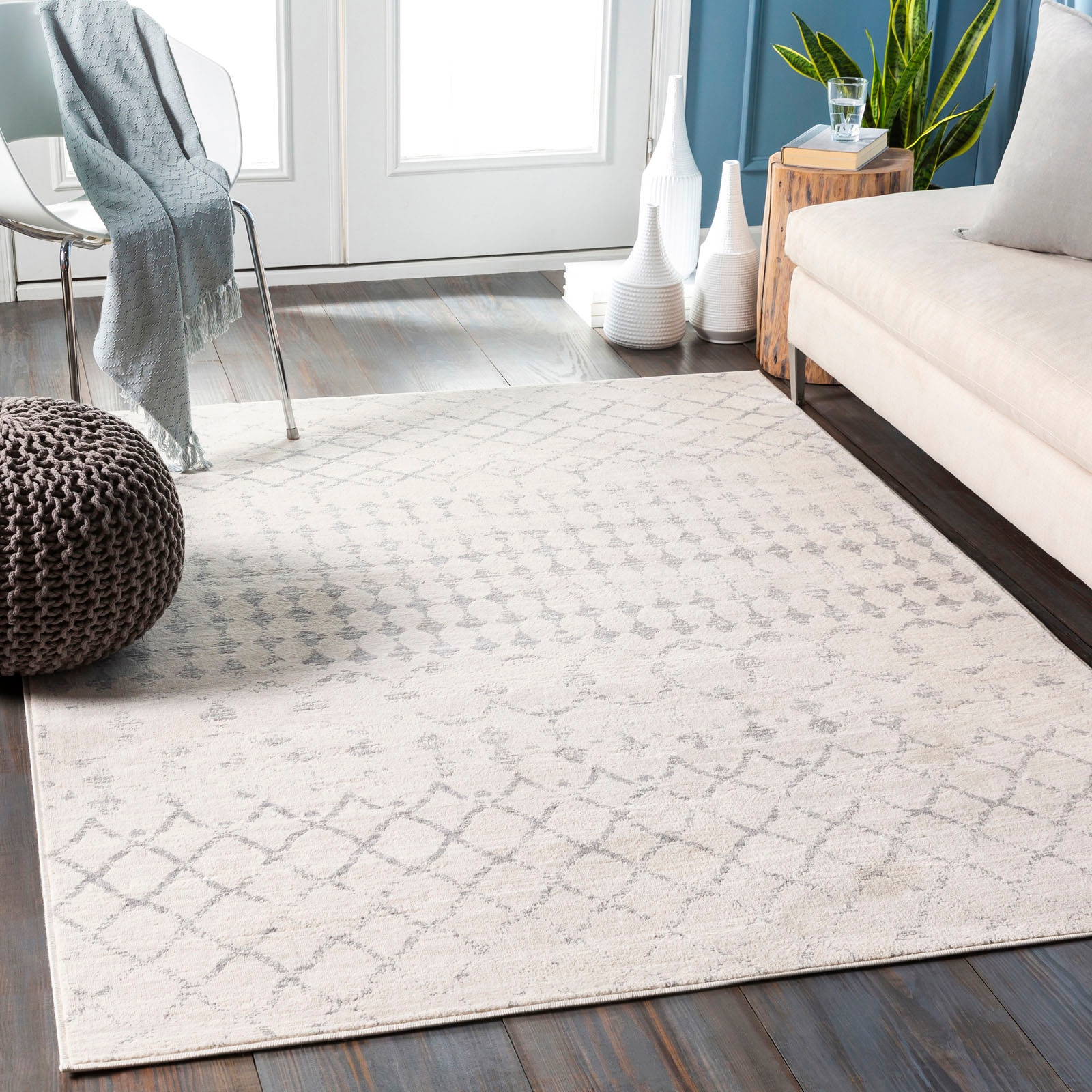 Image of Livabliss Teppich "LYON" rechteckig 9 mm Höhe Berber, Ethnisch Boho Kurzflor Wohnzimmerteppich, Schlafzimmer