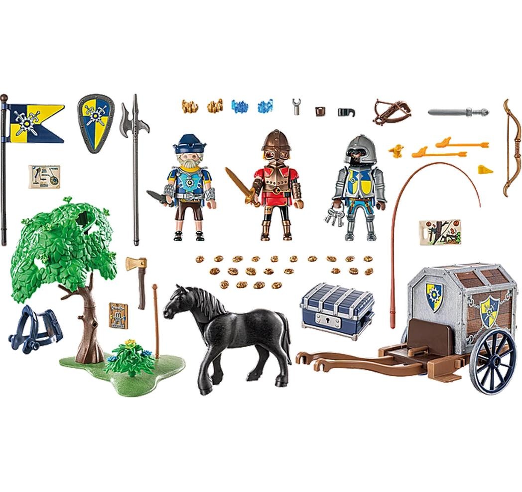 Playmobil® Briques de jeu »Novelmore Überfall auf Transportwagen 71484«