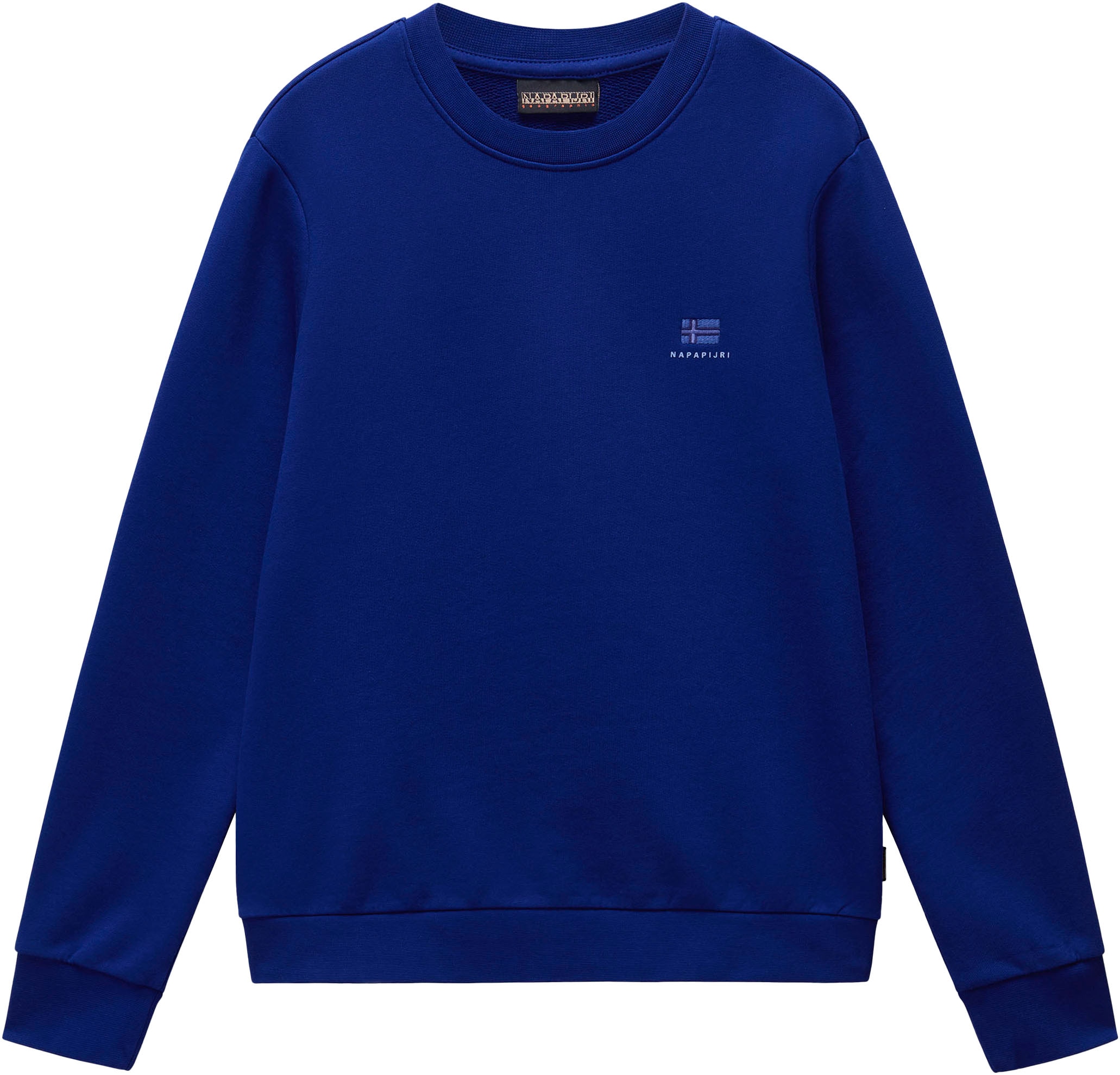 Image of Napapijri Sweatshirt, mit Rundhalsausschnitt, Langarm-Design, unifarben