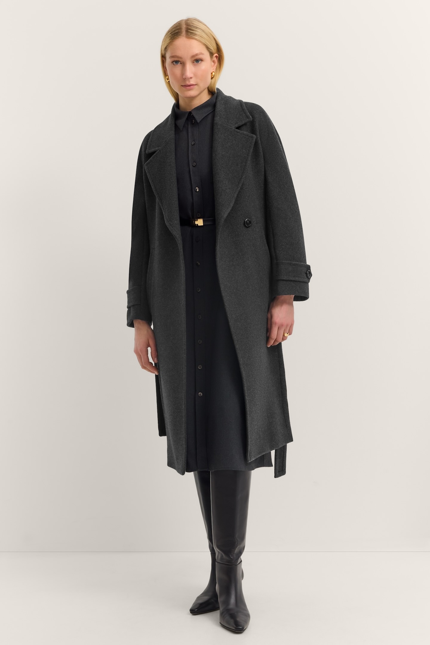 bugatti Trenchcoat »Loose Fit« Oversized, Flexcity Stretch mit Bindegurt