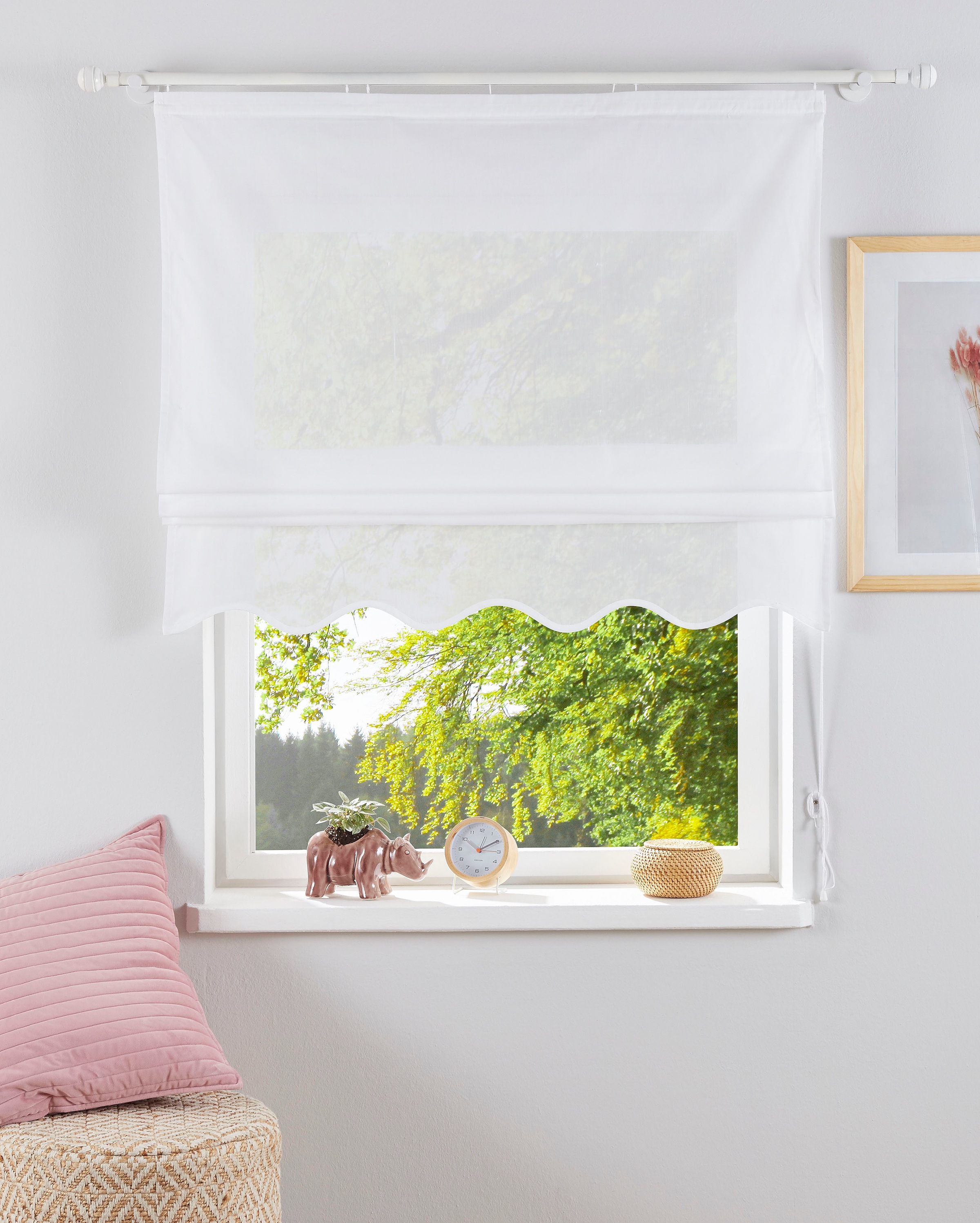 Image of Home affaire Raffrollo »Florenz«, mit Klettband bei Ackermann Versand Schweiz