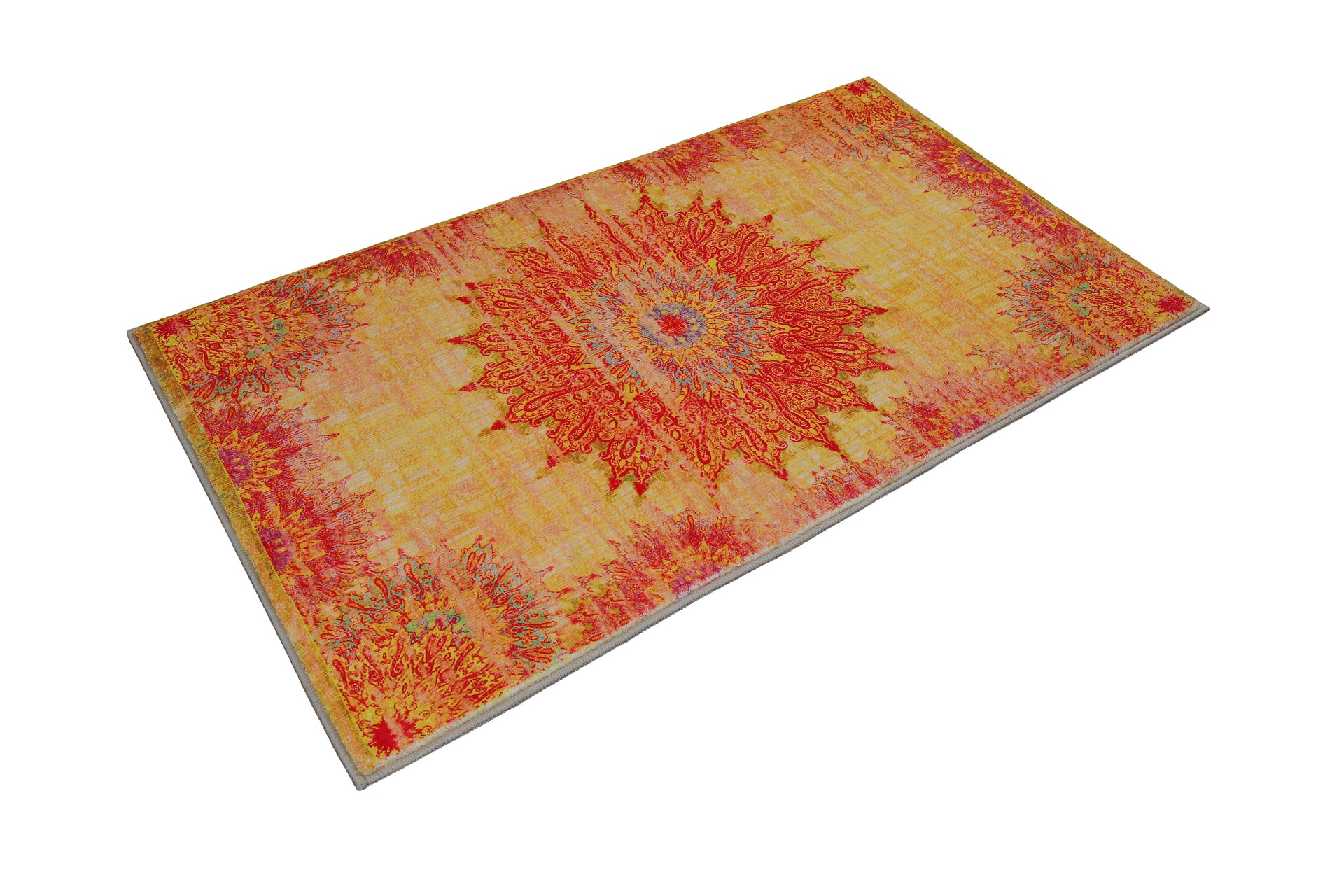 Wecon home Badematte »Healing« Höhe 0,5 mm fussbodenheizungsgeeignet Vintage, waschbar, rutschfest, schnell trocknend, robust, Badteppich